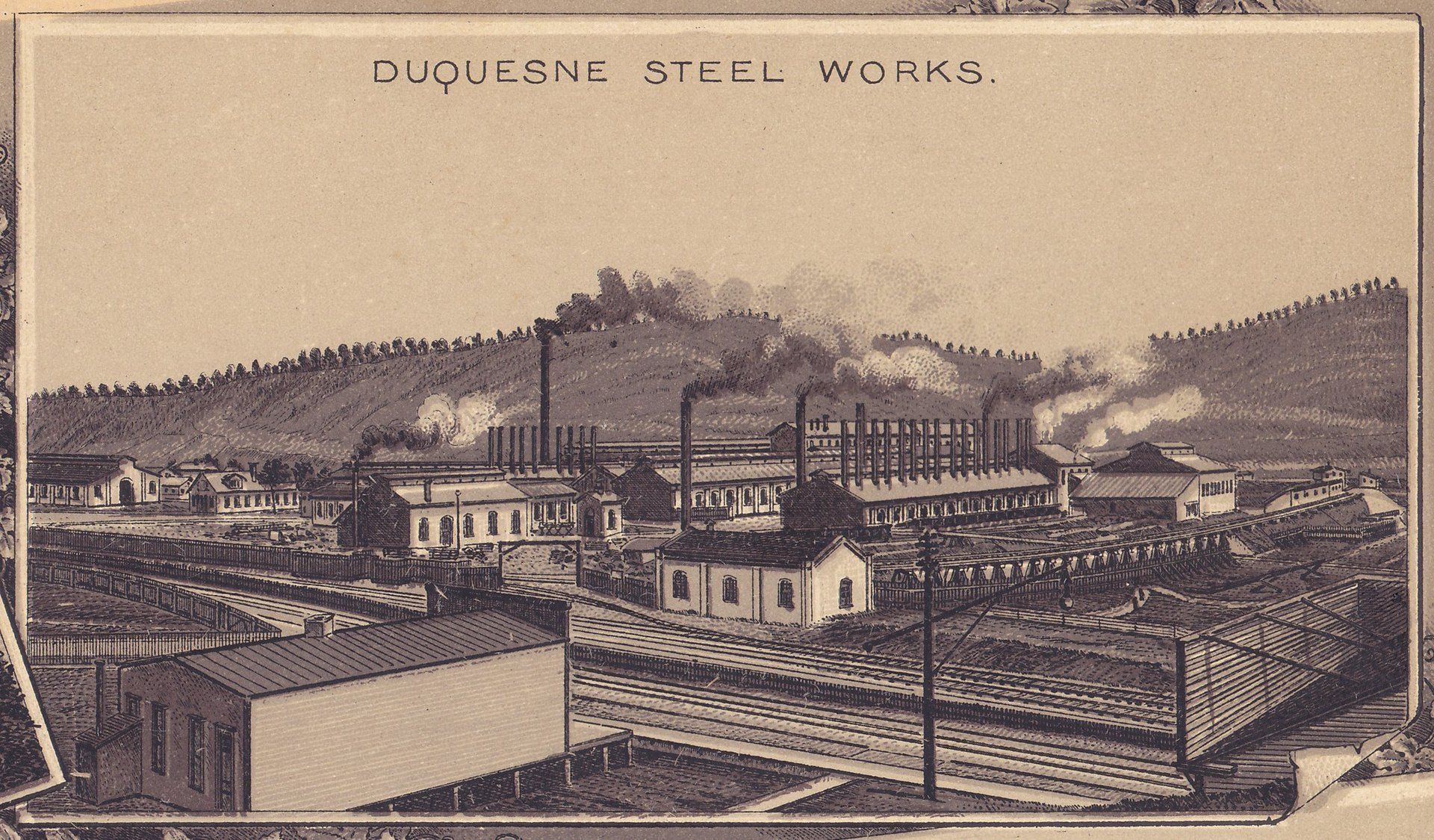 DUQUESNE STEEL WORKS.