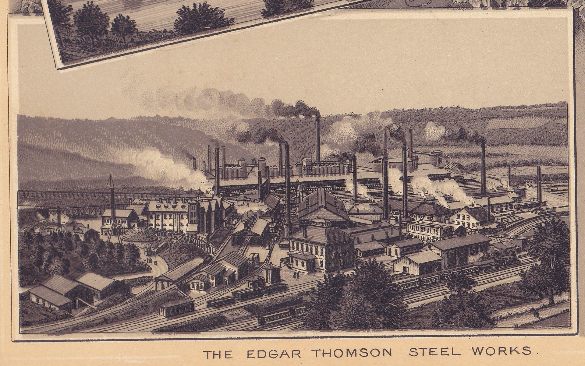 THE EDGAR THOMSON STEEL WORKS.