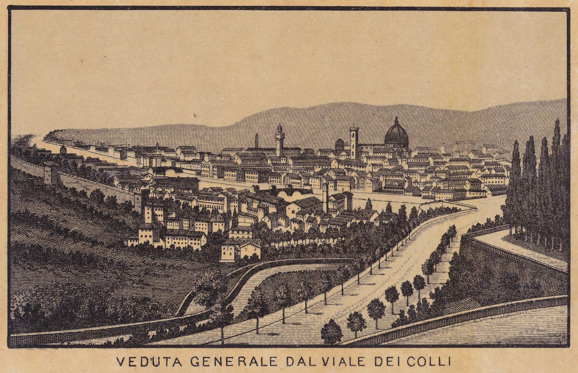 VEDUTA GENERALE DAL VIALE DEI COLLI