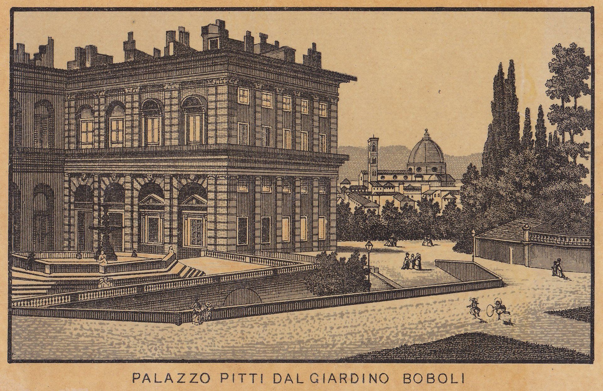 PALAZZO PITTI DAL GIARDINO BOBOLI