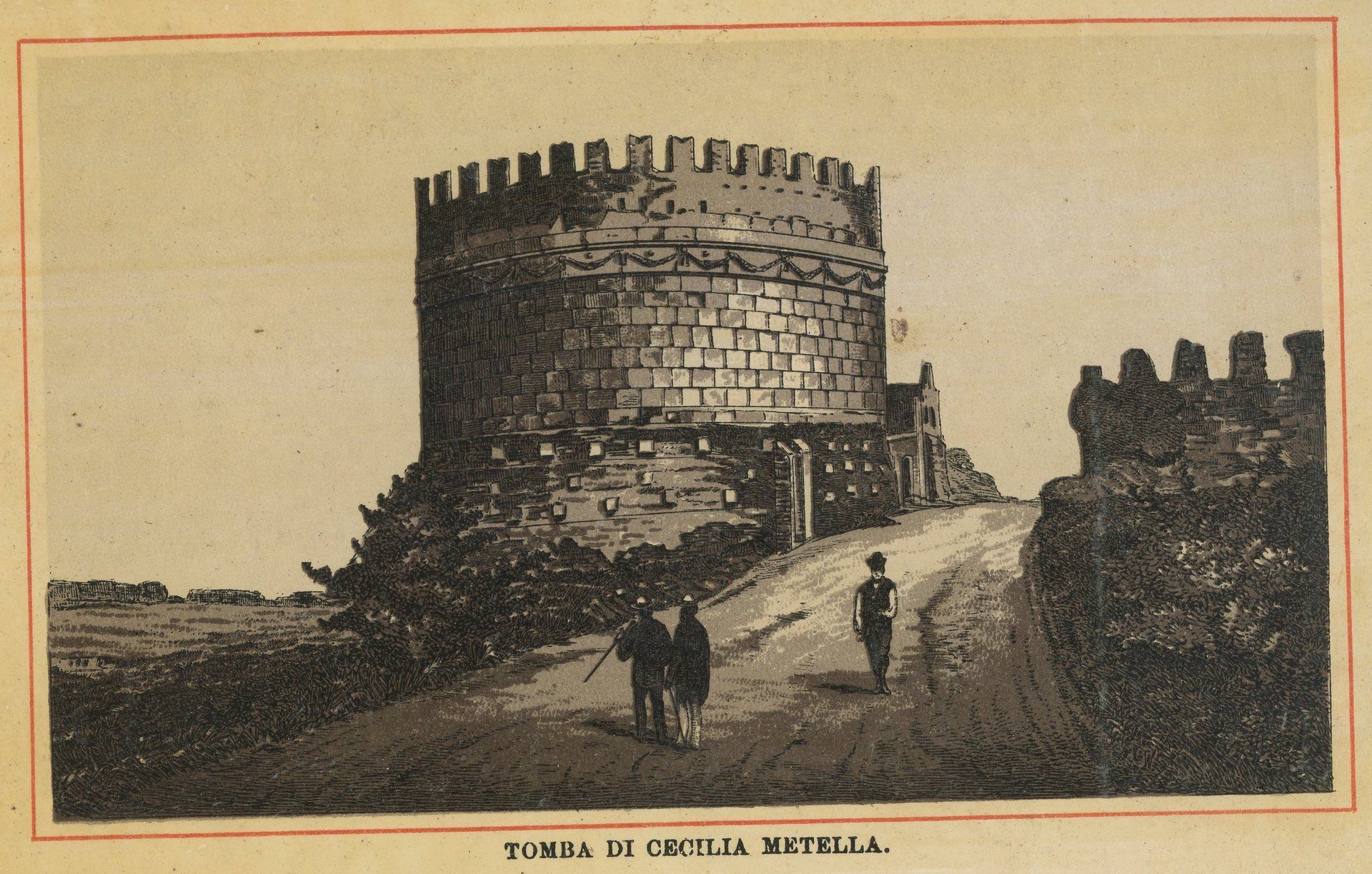 TOMBA DI CECILIA METELLA.