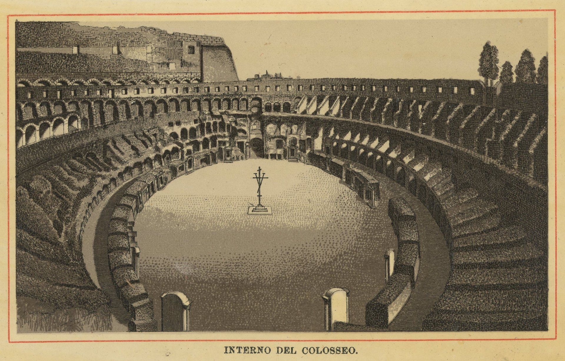 INTERNO DEL COLOSSEO.