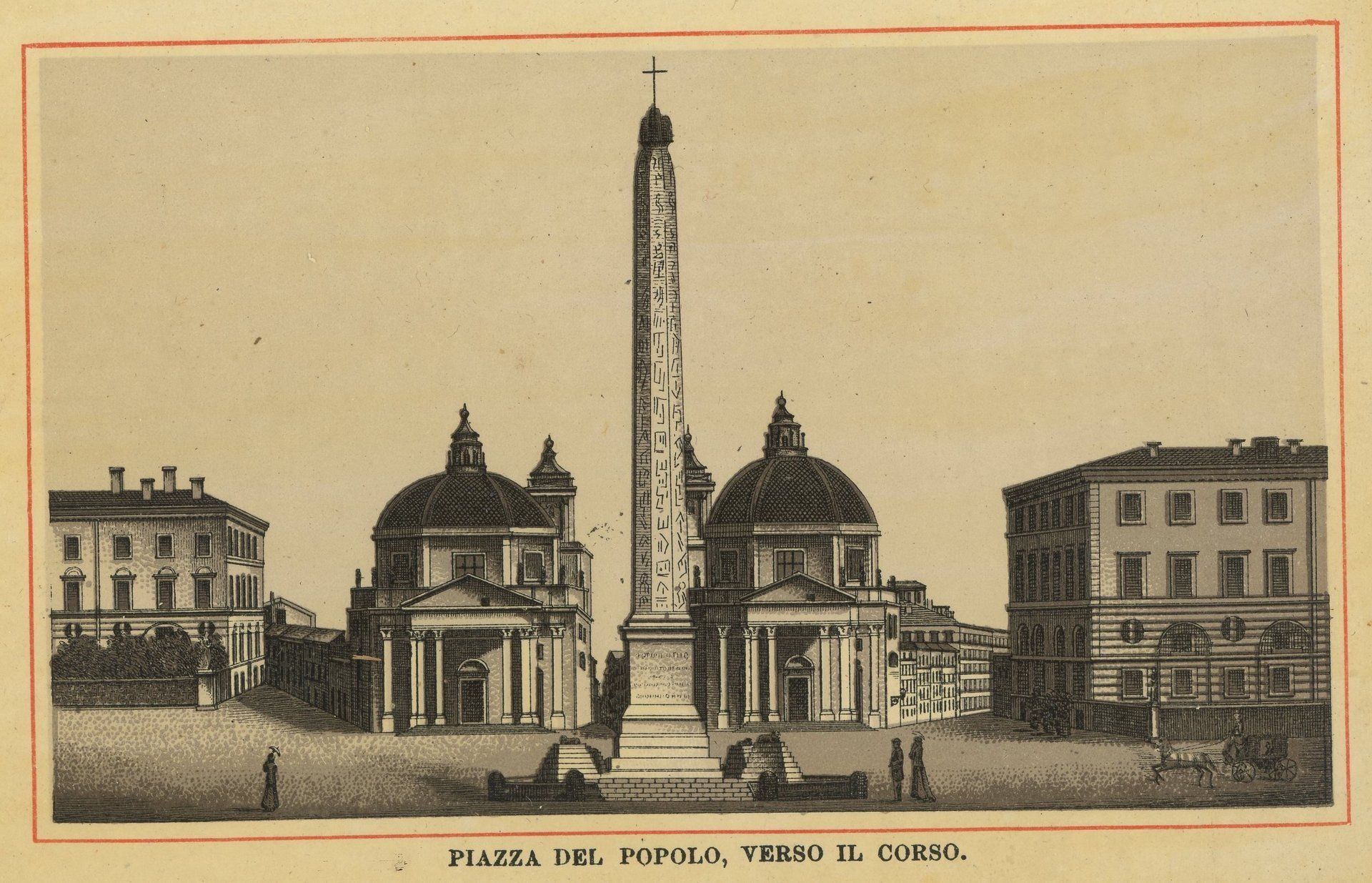 PIAZZA DEL POPOLO, VERSO IL CORSO.