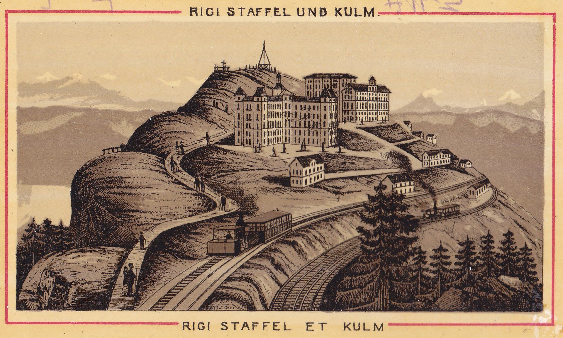 RIGI STAFFEL UND KULM. RIGI STAFFEL ET KULM