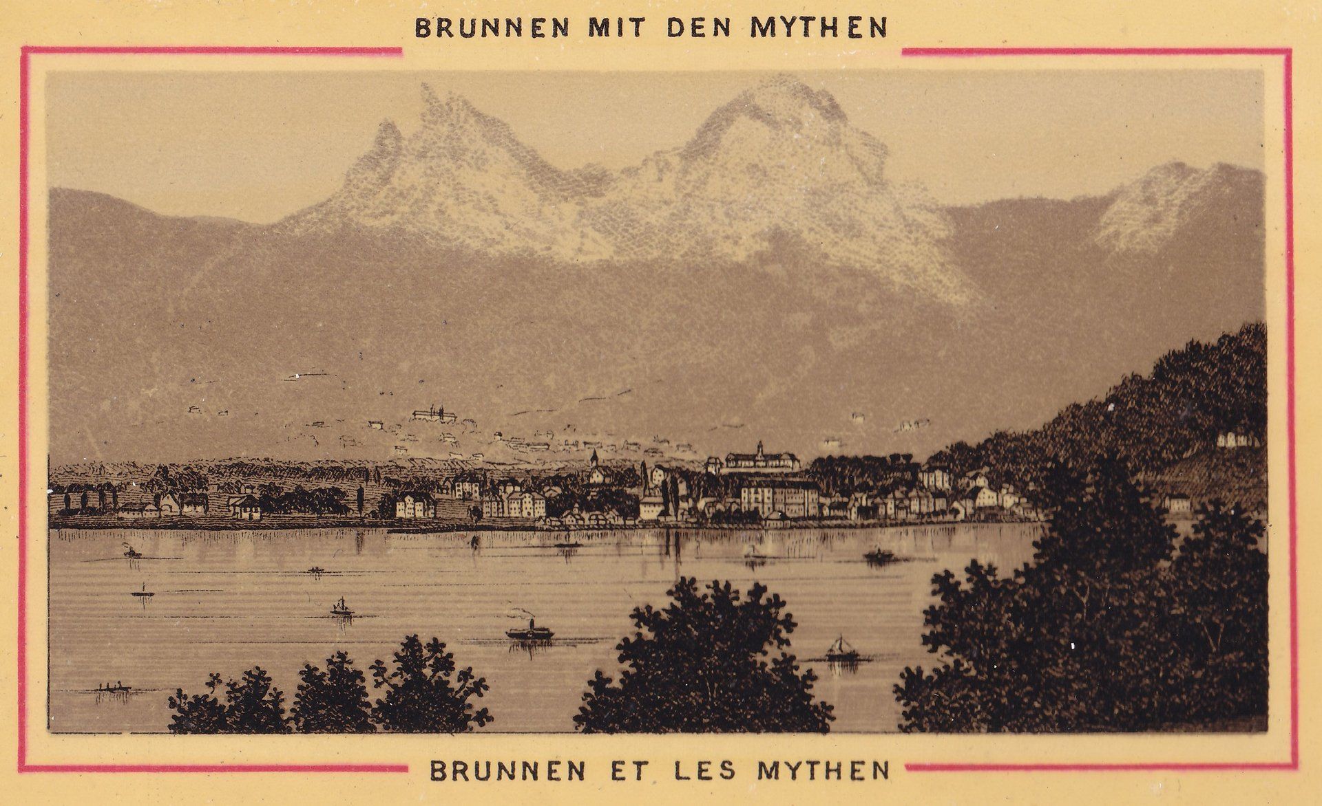 BRUNNEN MIT DEN MYTHEN BRUNNEN ET LES MYTHEN