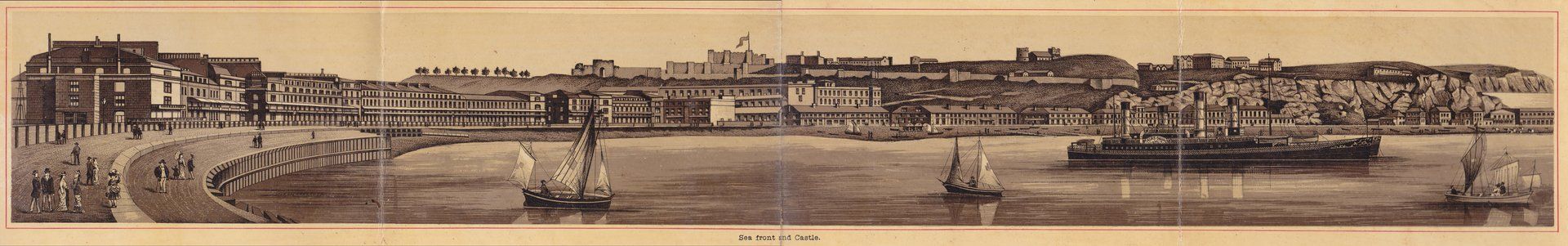 Sea front and Castle.