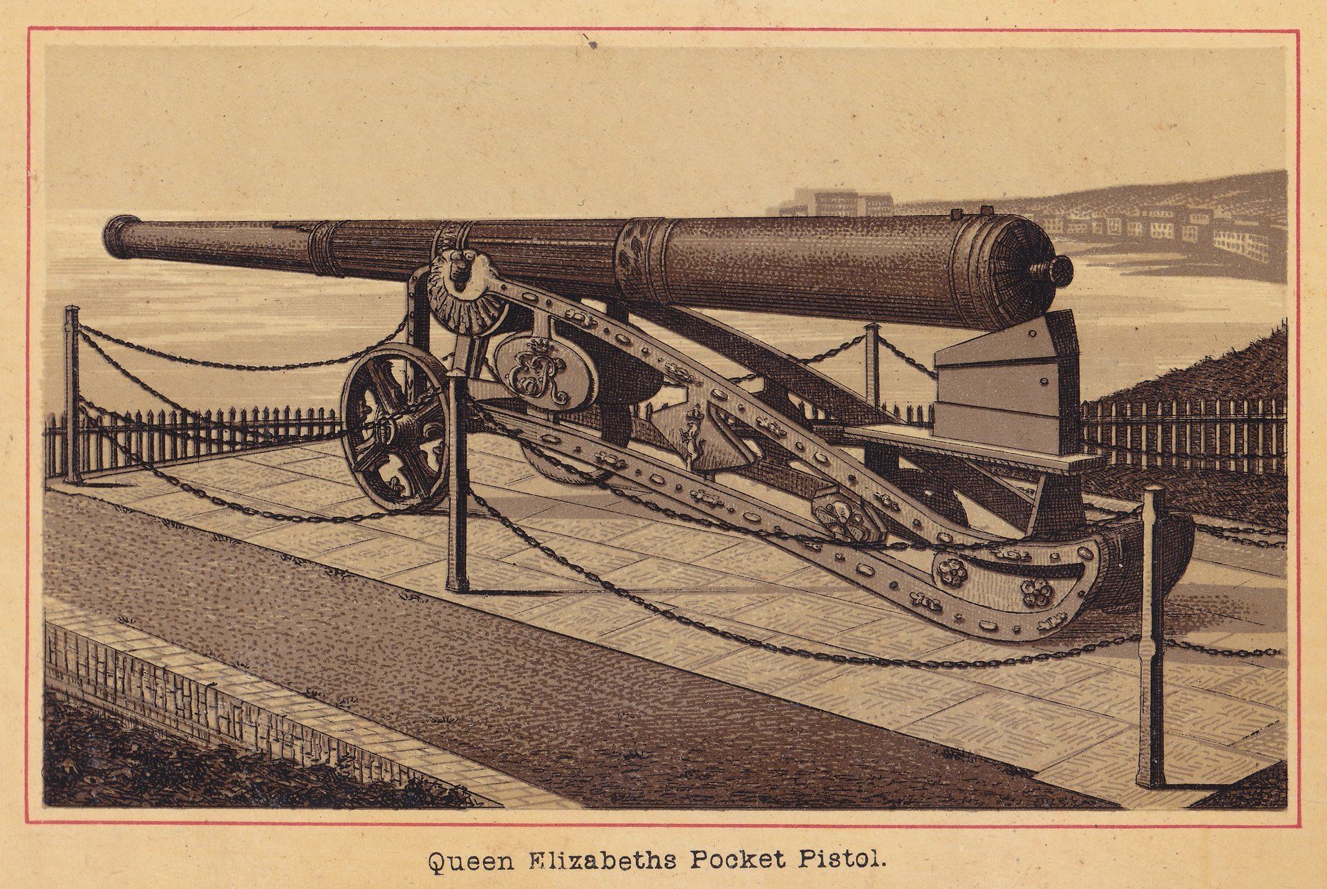 Queen Elizabeths Pocket Pistol.