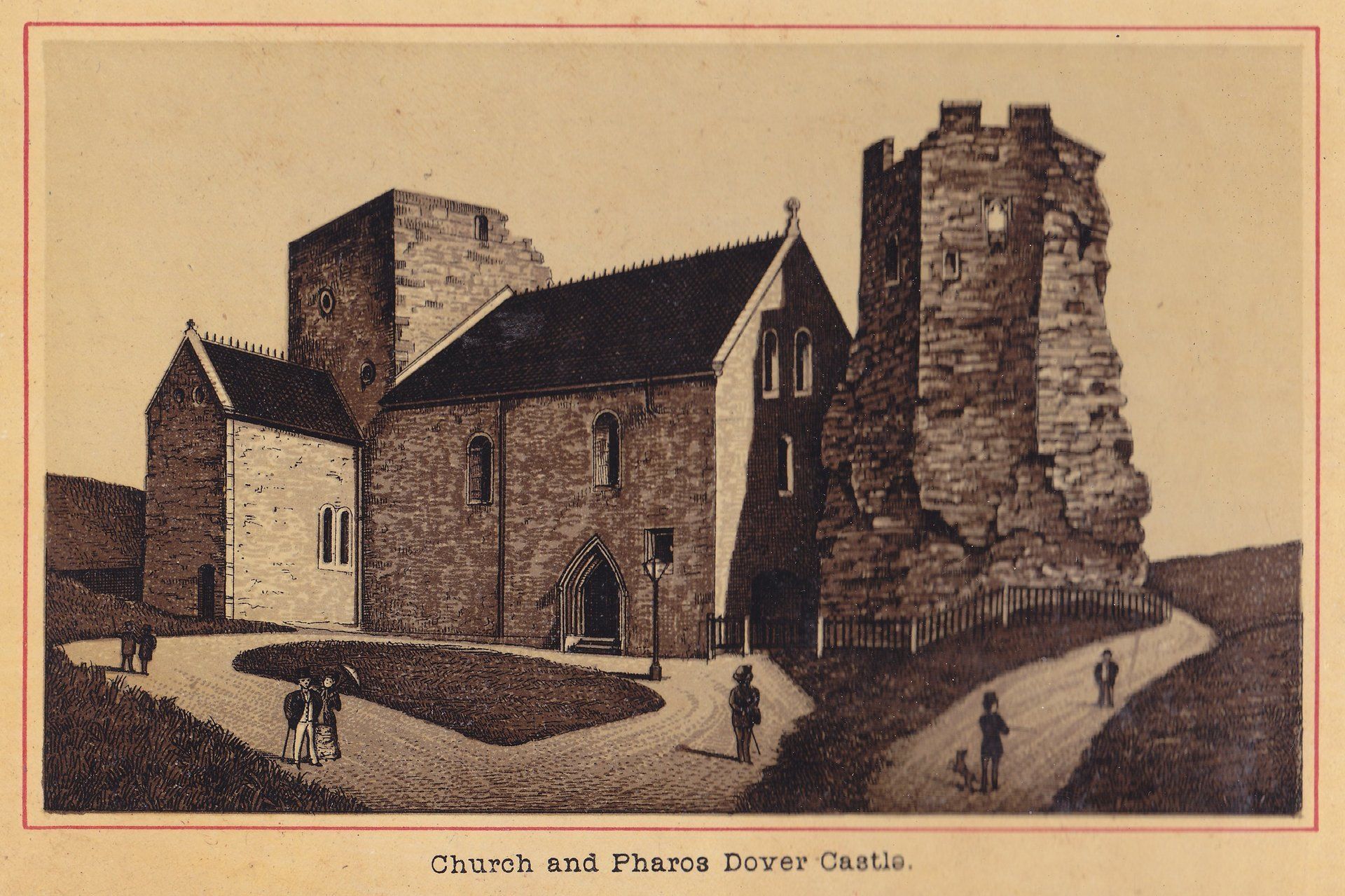 Church and Pharos Dover Castle.