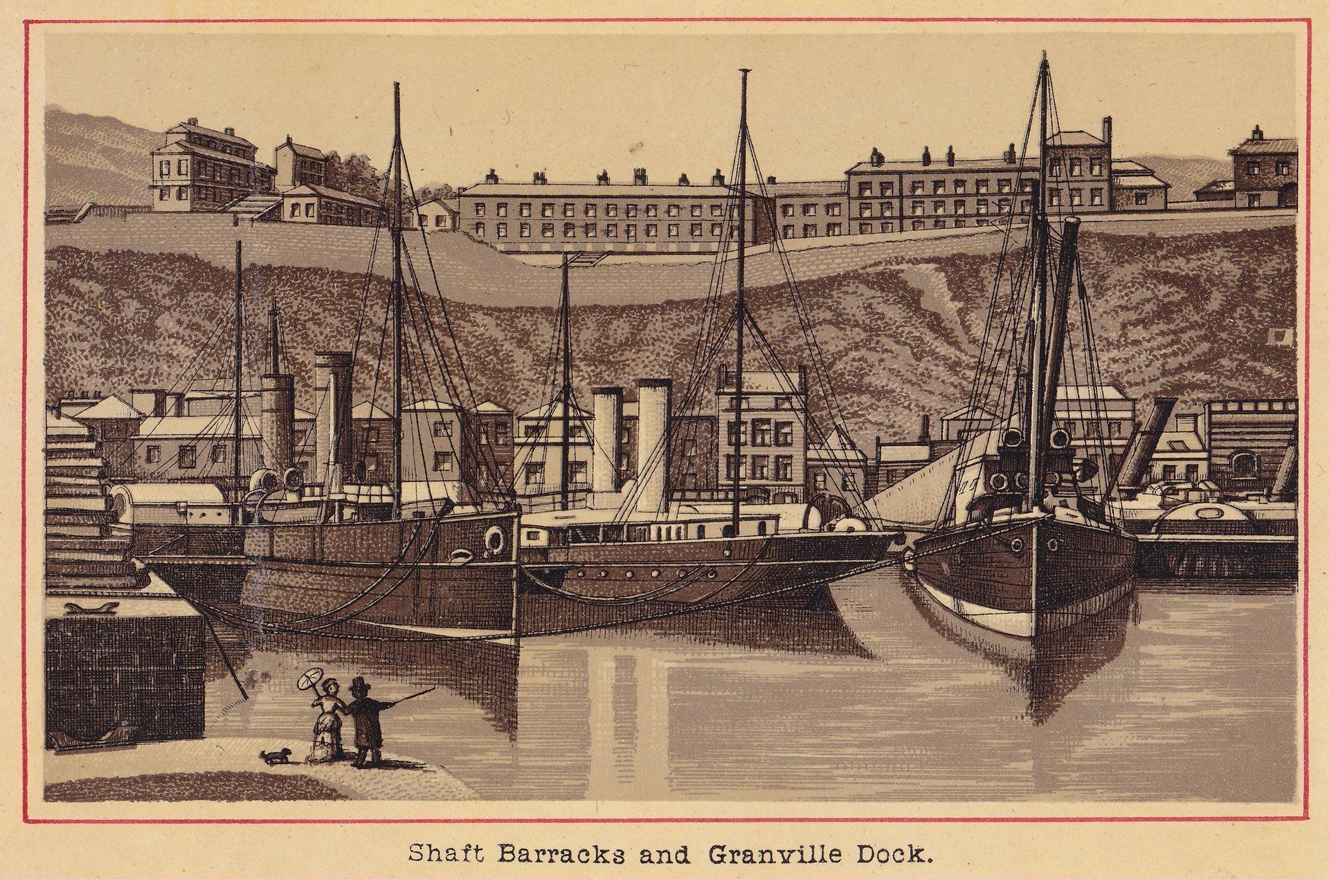 Shaft Barracks and Granville Dock.