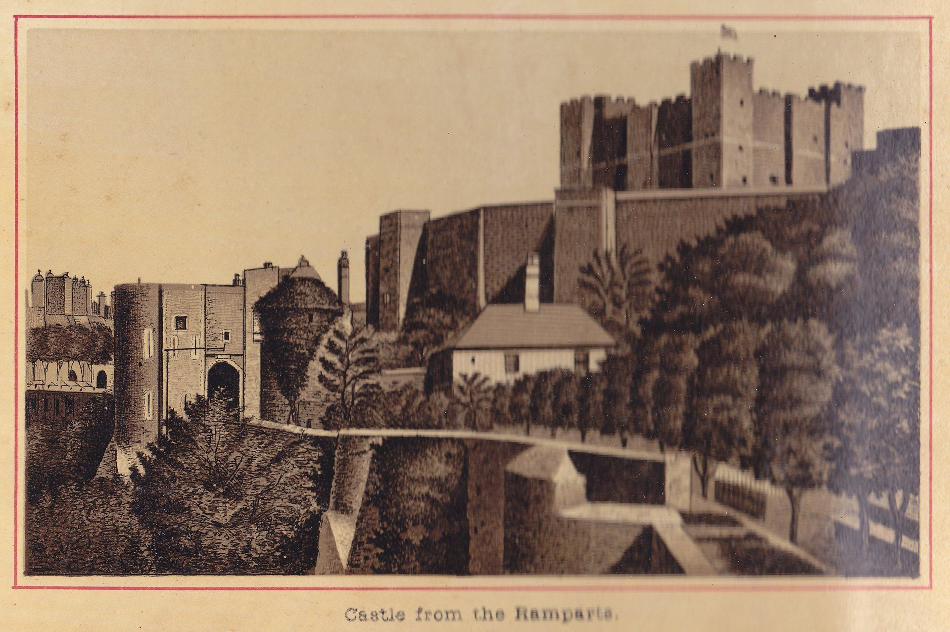 Castle from the Ramparts.