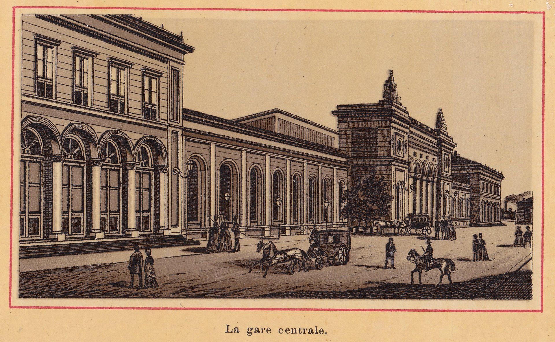 La gare centrale.