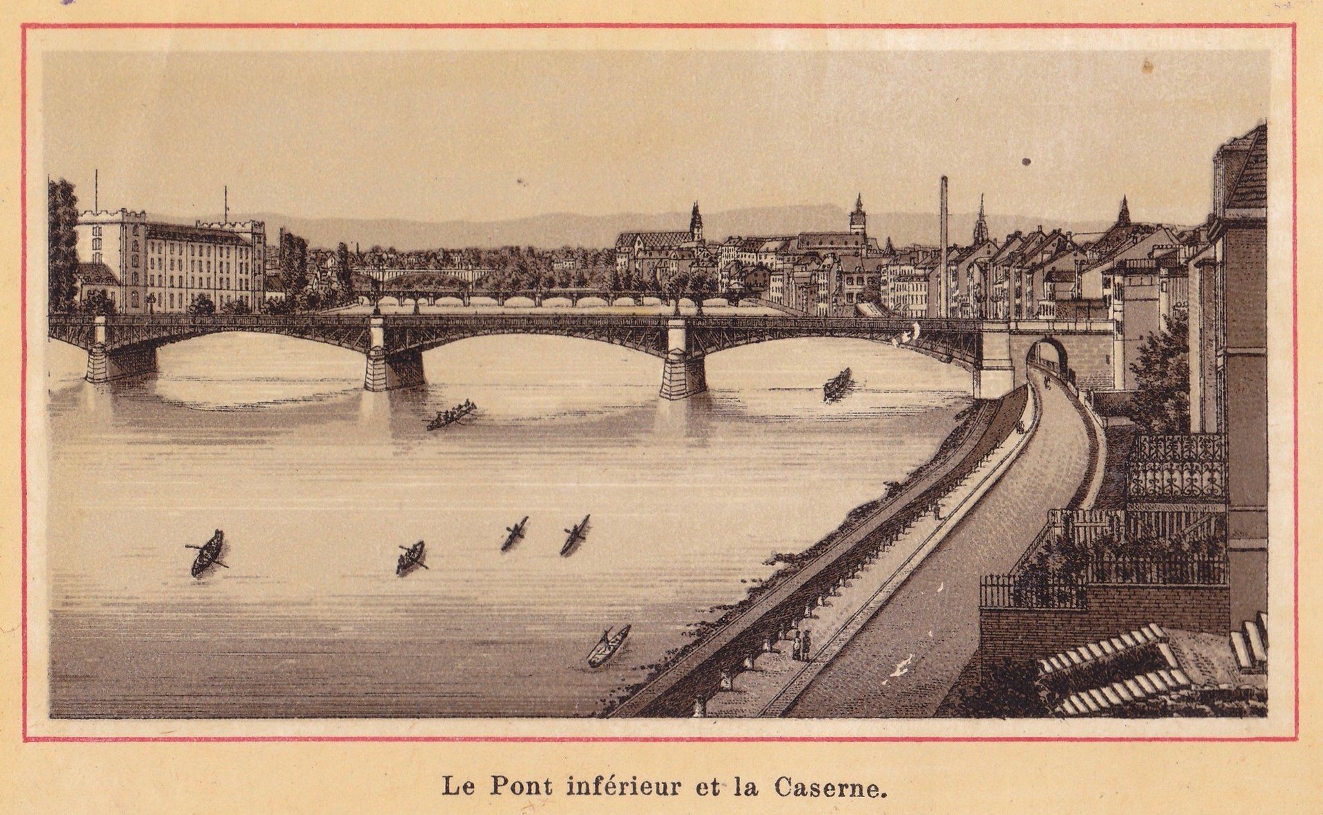 Le Pont inférieur et la Caserne.