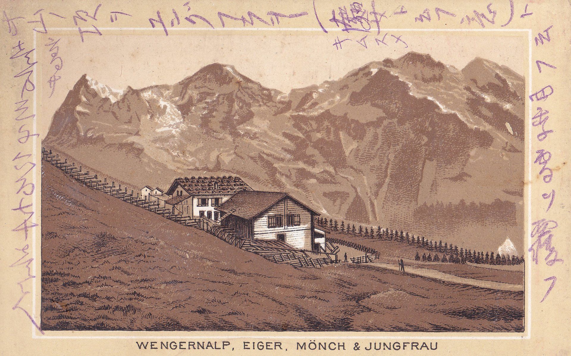 WENGERNALP, EIGER, MÖNCH & JUNGFRAU
