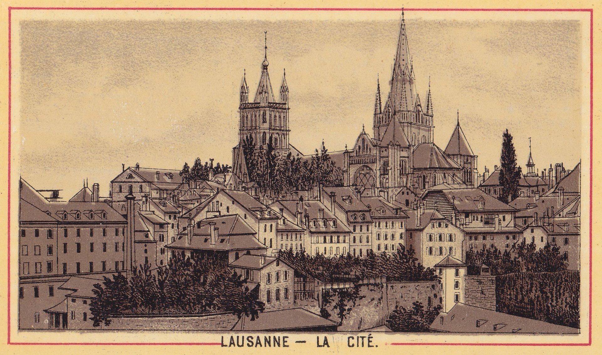 LAUSANNE - LA CITÉ.