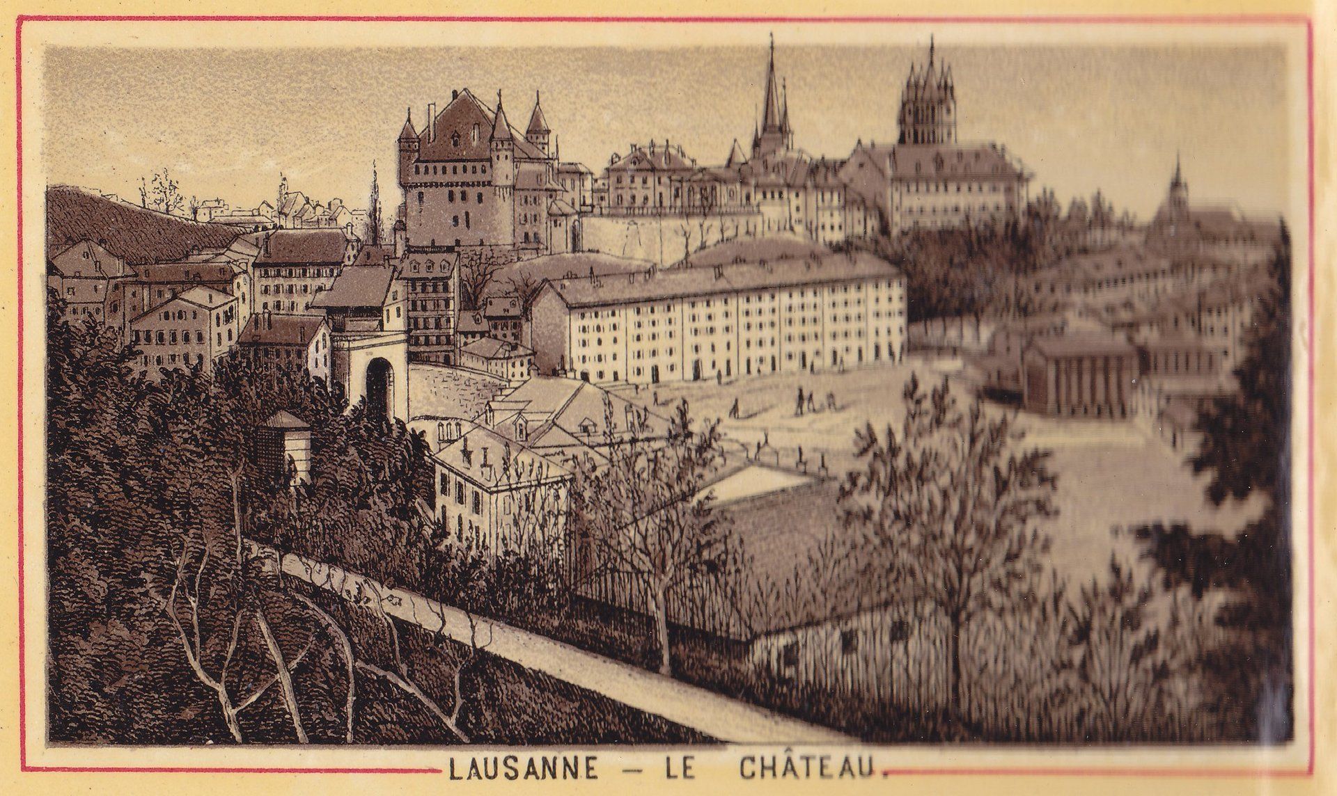 LAUSANNE - LE CHÂTEAU.