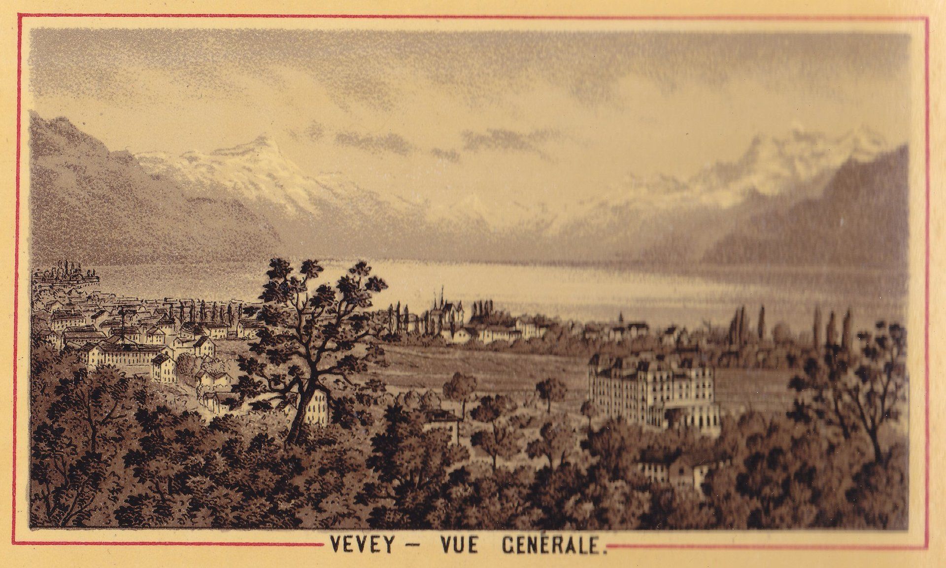 VEVEY - VUE GÉNERALE.