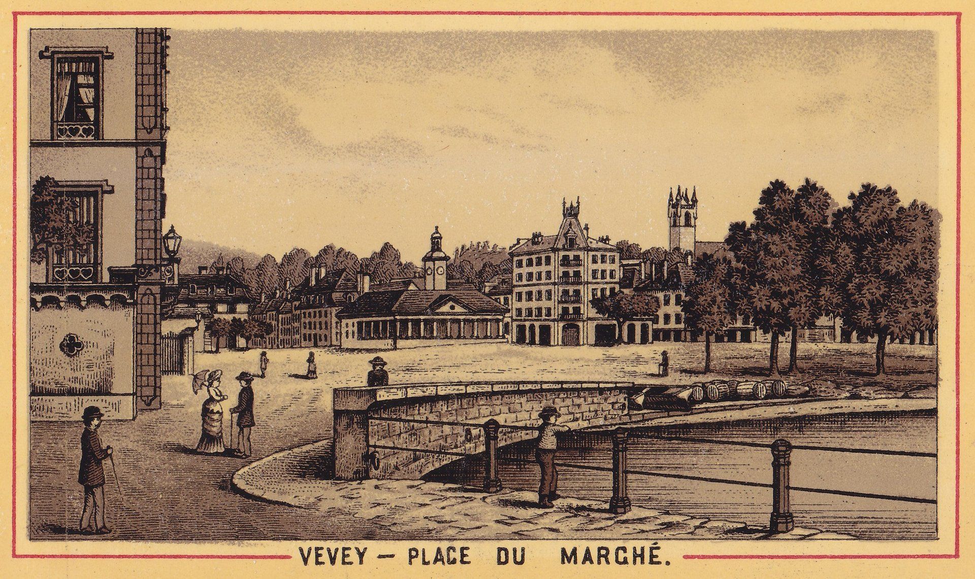 VEVEY - PLACE DU MARCHÉ.