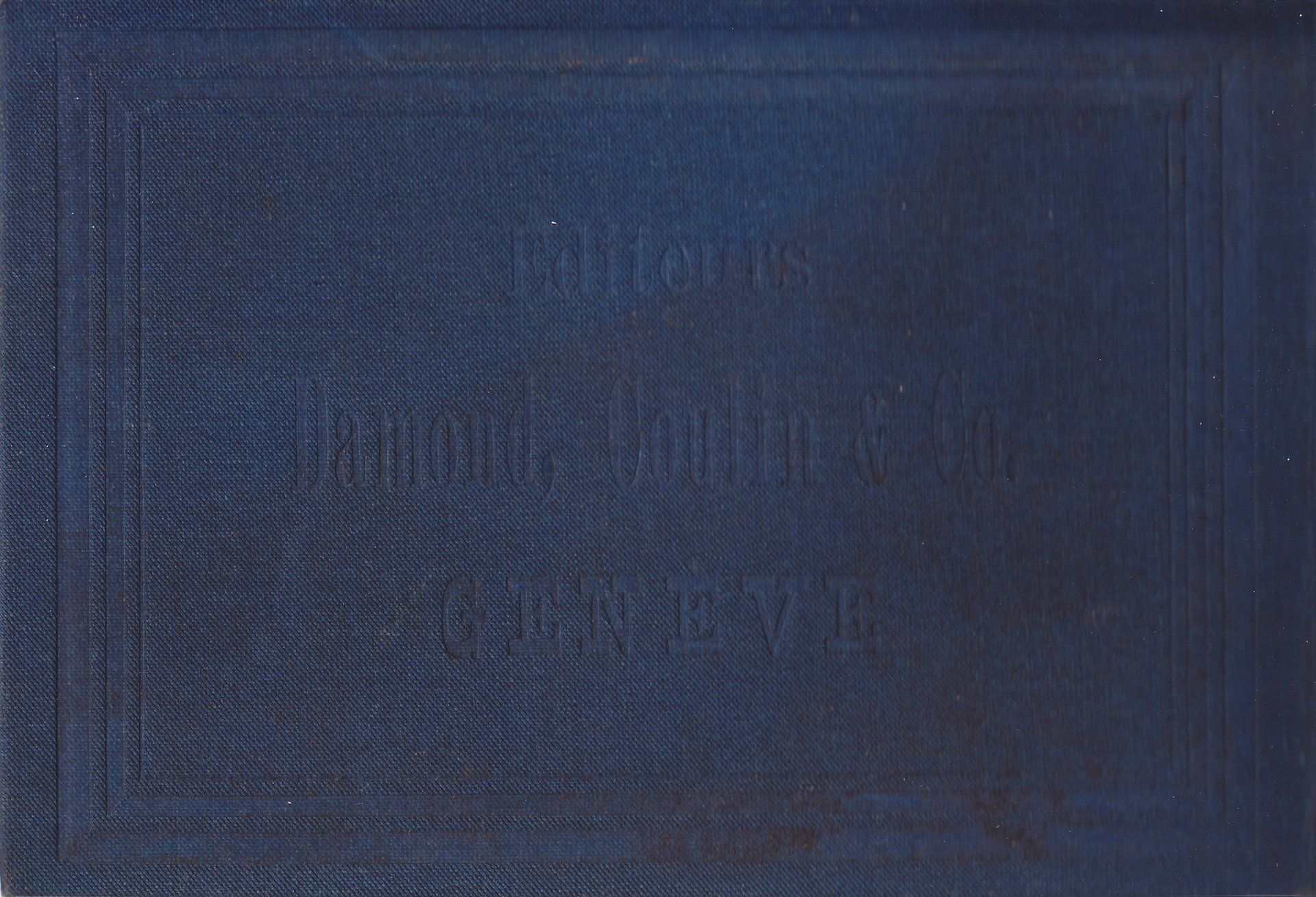 Editours Damand, Coulin & Co.  GENÈVE
