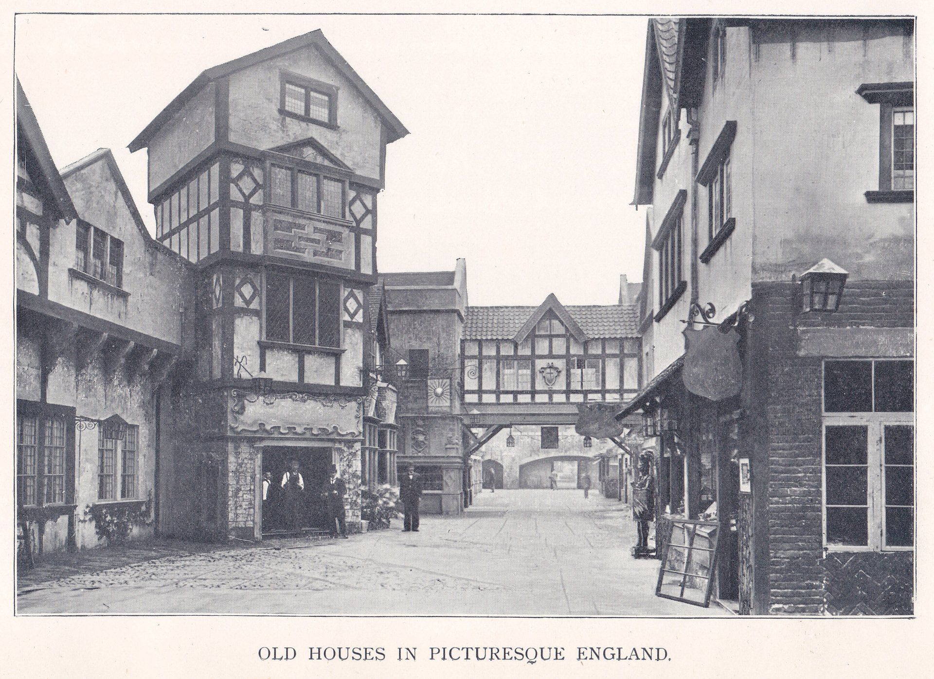 OLD HOUSES IN PICTURESQUE ENGLAND.