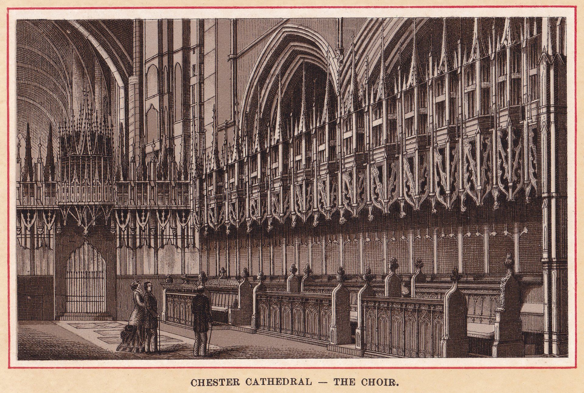 CHESTER CATHEDRAL - THE CHOIR.