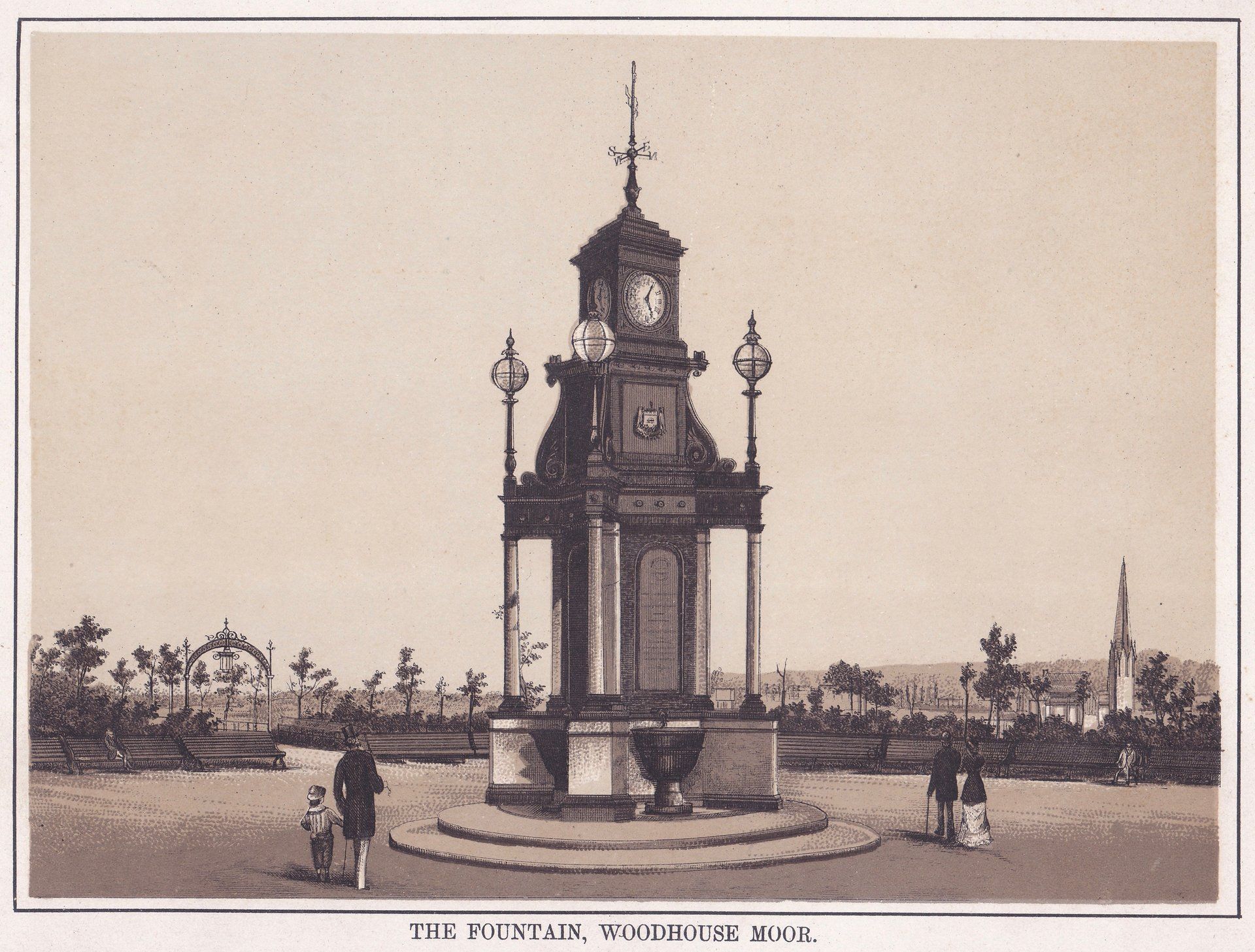 THE FOUNTAIN, WOODHOUSE MOOR.