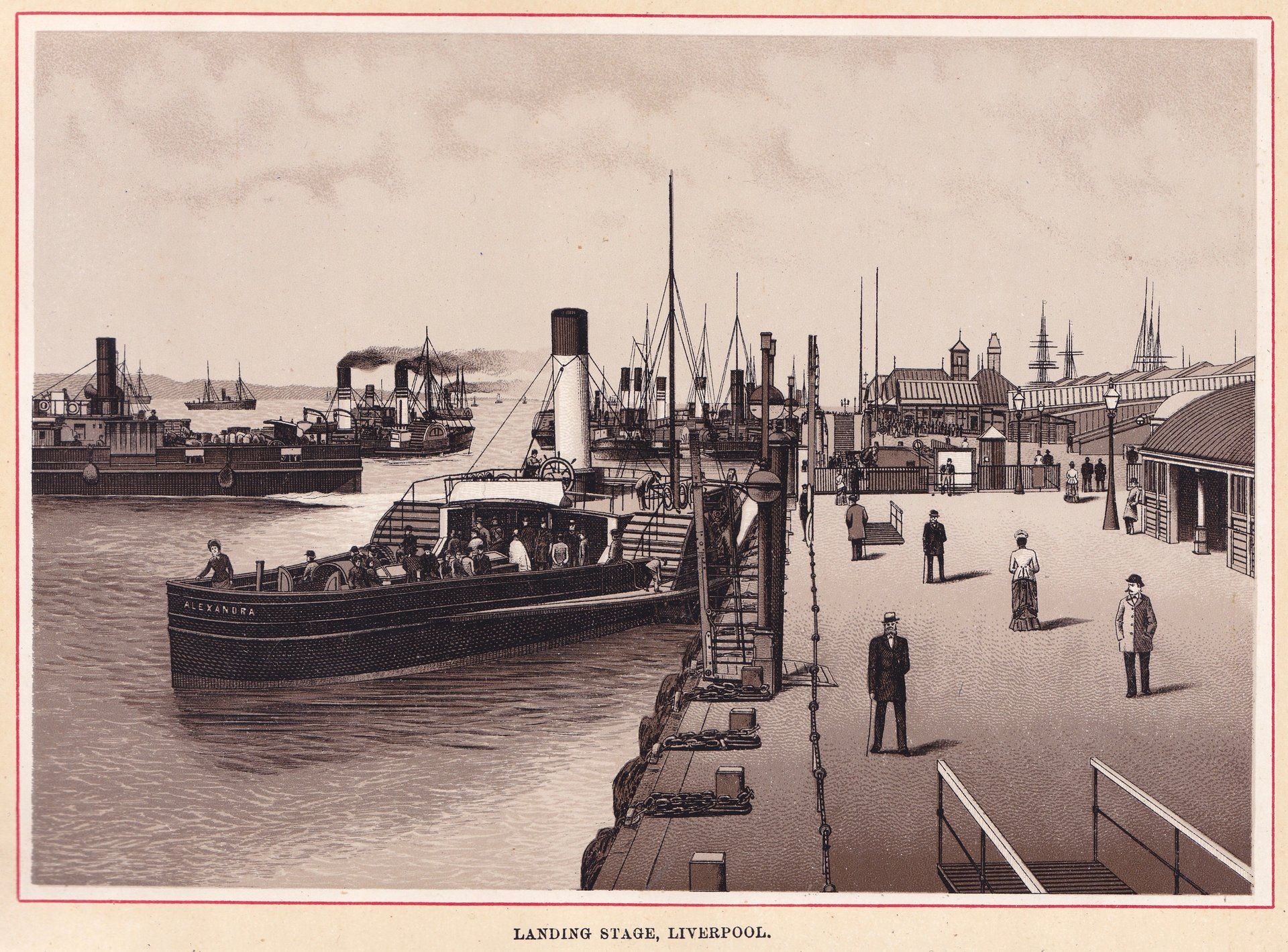LANDING STAGE, LIVERPOOL.
