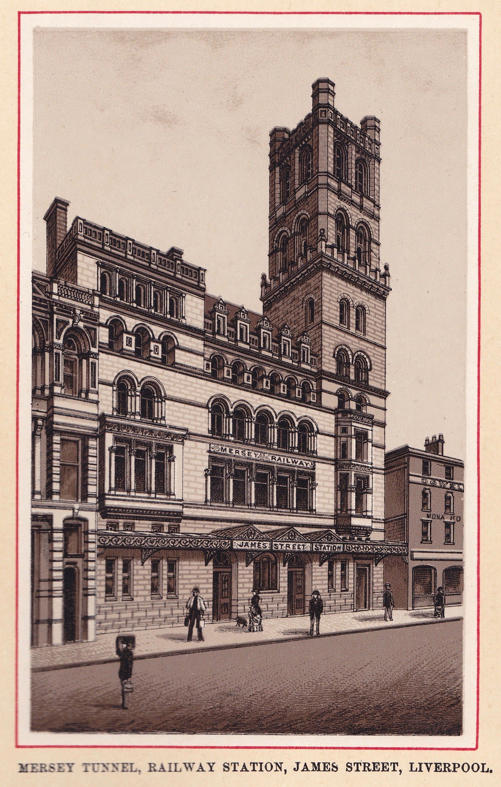 MERSEY TUNNEL, RAILWAY STATION, JAMES STREET, LIVERPOOL.
