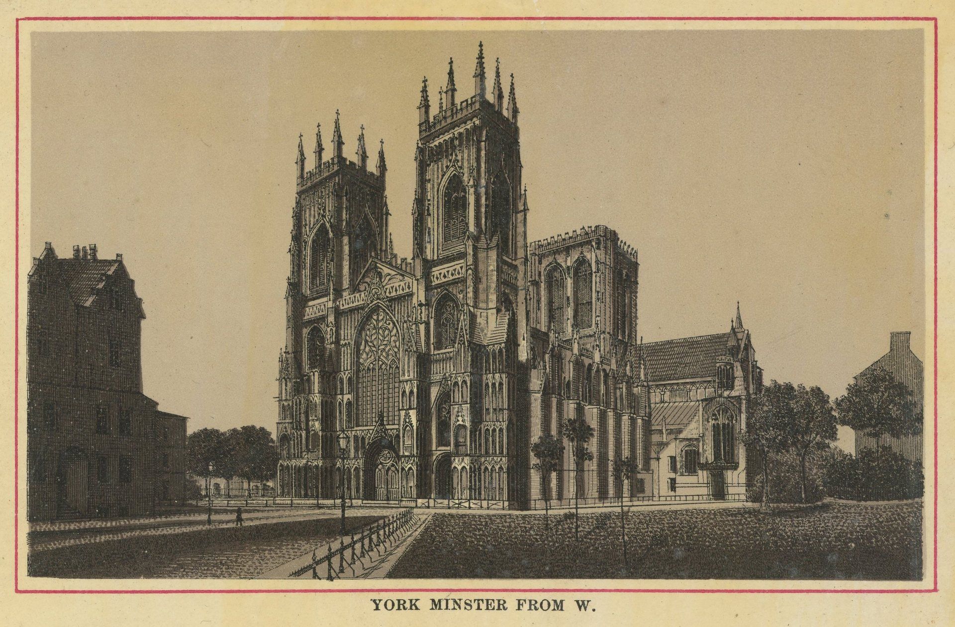 YORK MINSTER FROM W.