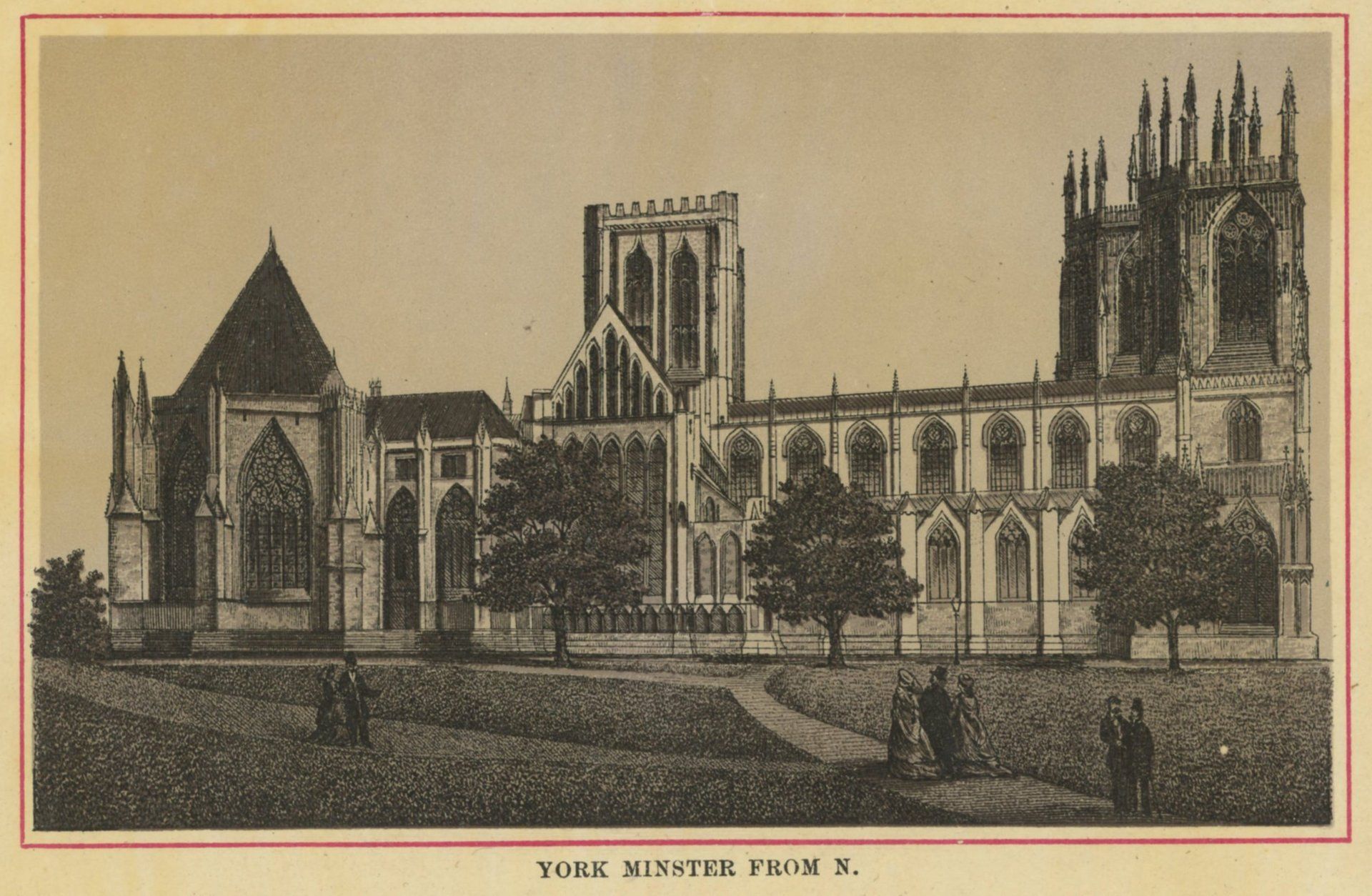 YORK MINSTER FROM N.