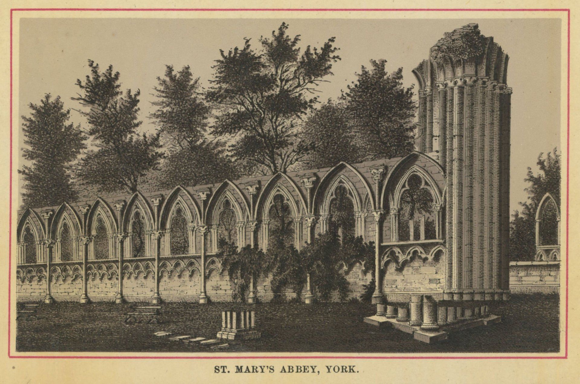ST. MARY'S ABBEY, YORK