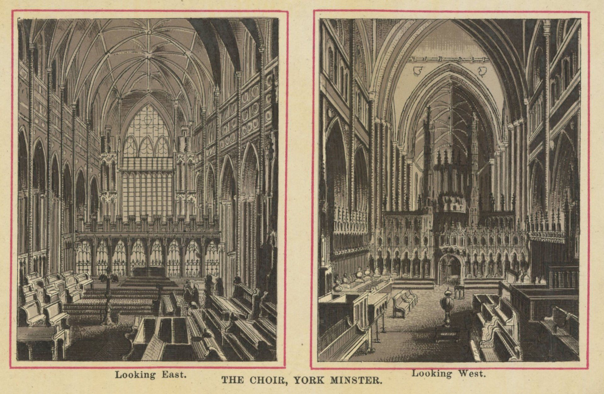 THE CHOIR, YORK MINSTER.