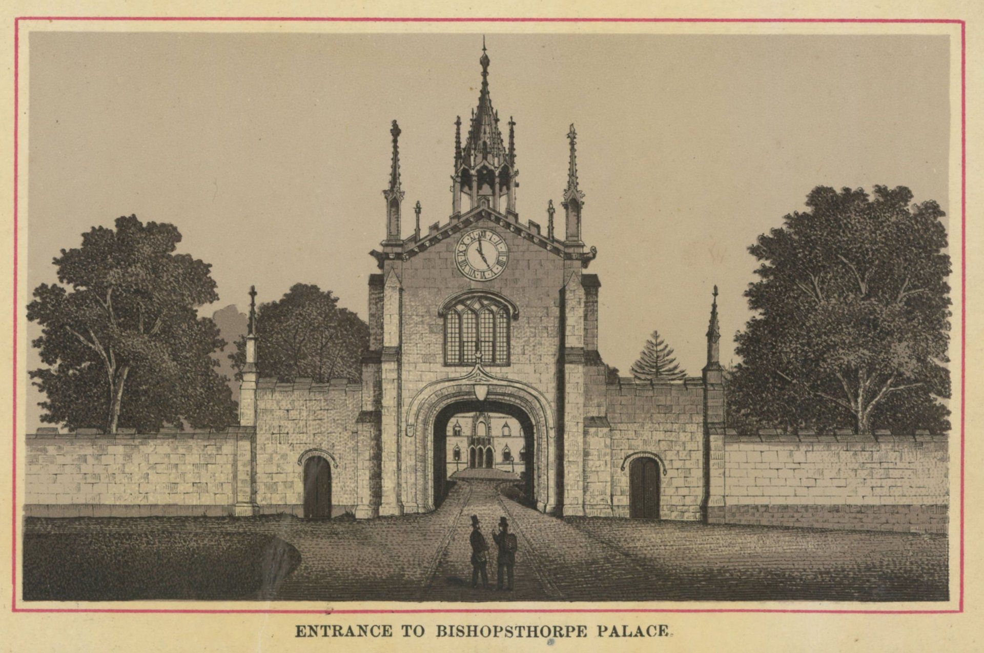ENTRANCE TO BISHOPSTHORPE PALACE.