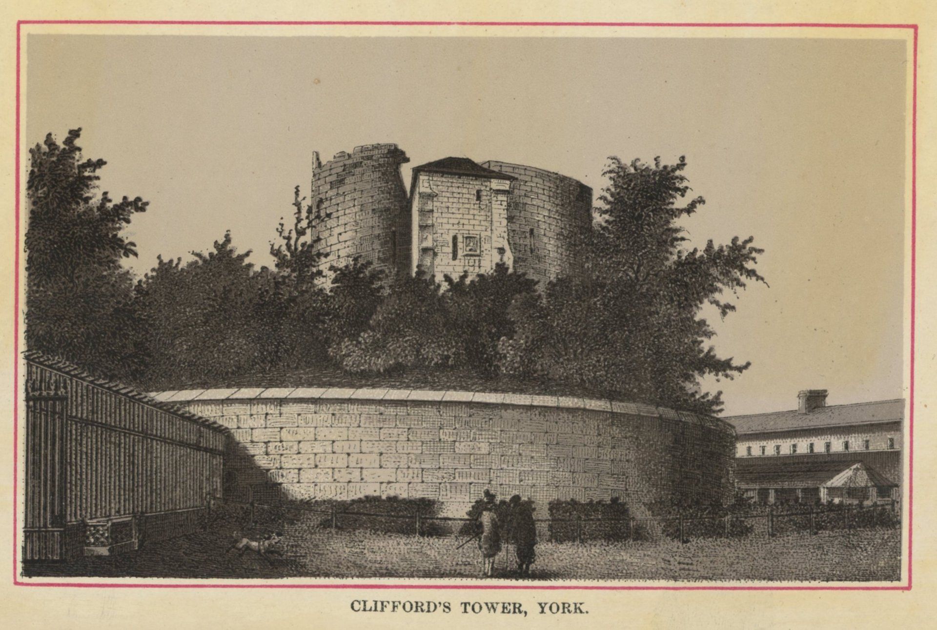 CLIFFORD'S TOWER, YORK.