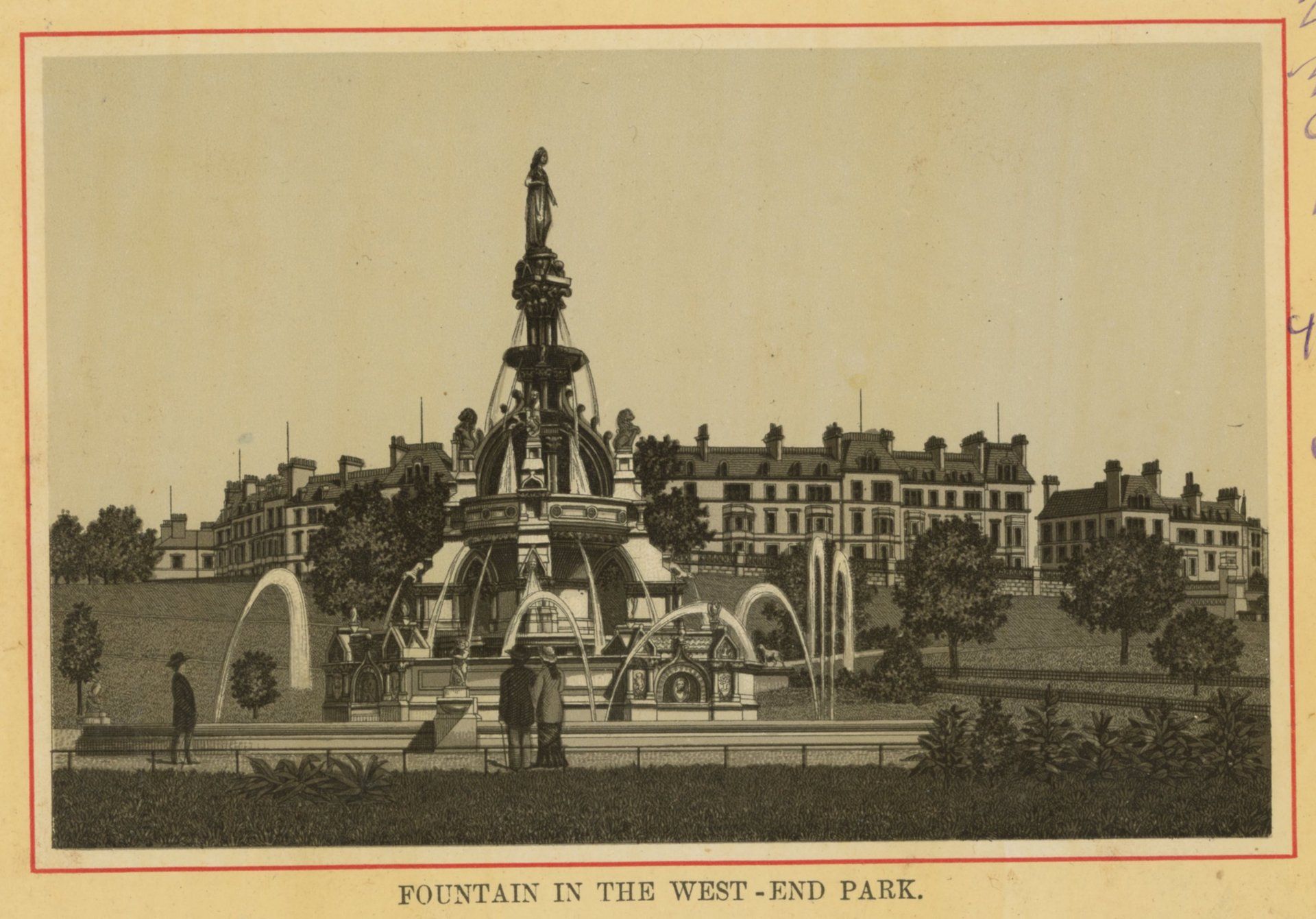 FOUNTAIN IN THE WEST - END PARK.