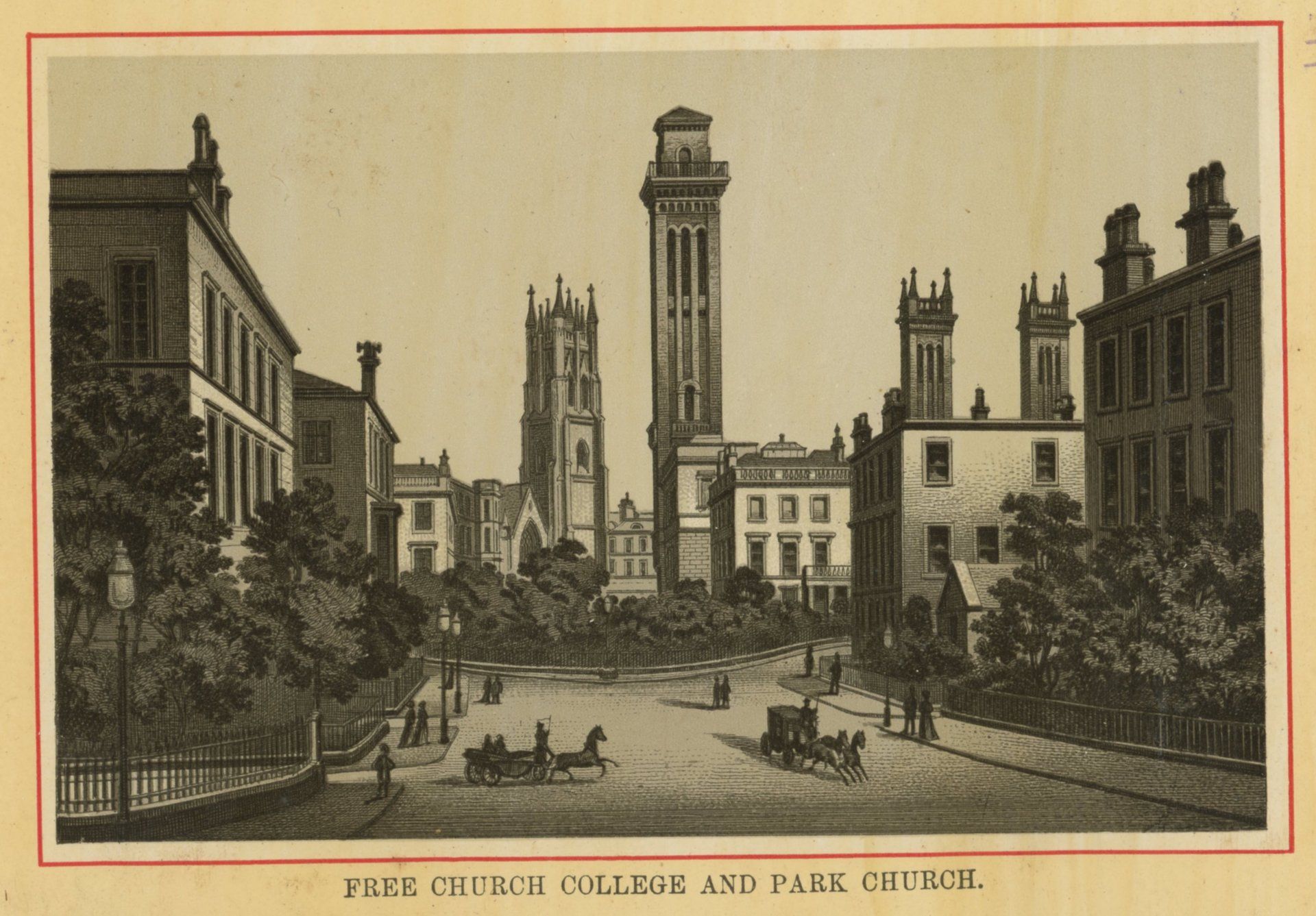FREE CHURCH COLLEGE AND PARK CHURCH.