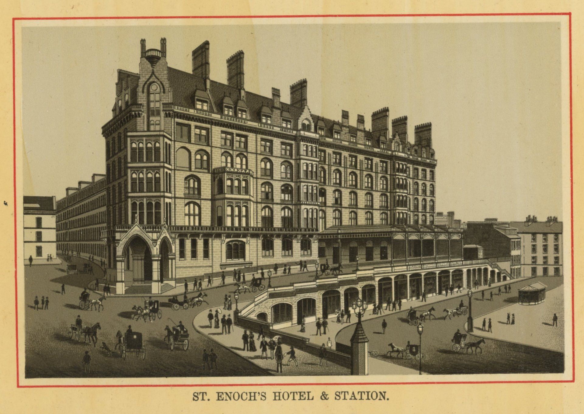 ST. ENOCH'S HOTEL & STATION.