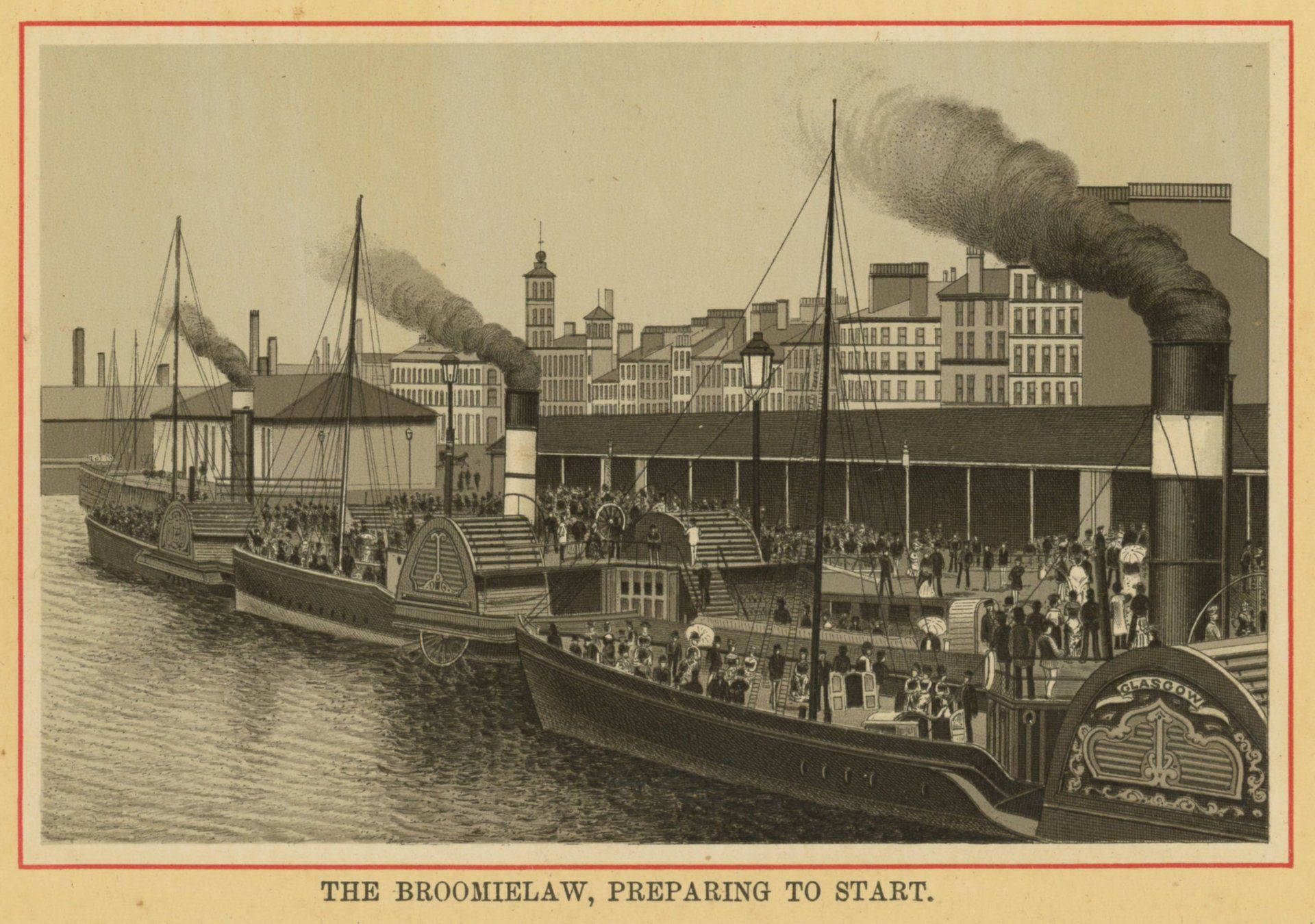 THE BROOMIELAW, PREPARING TO START.