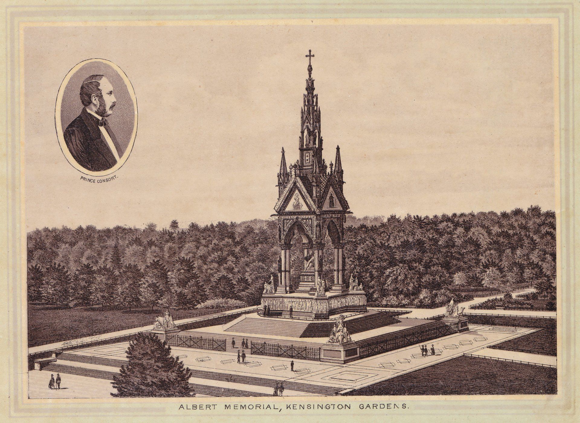 ALBERT MEMORIAL, KENSINGTON GARDENS.