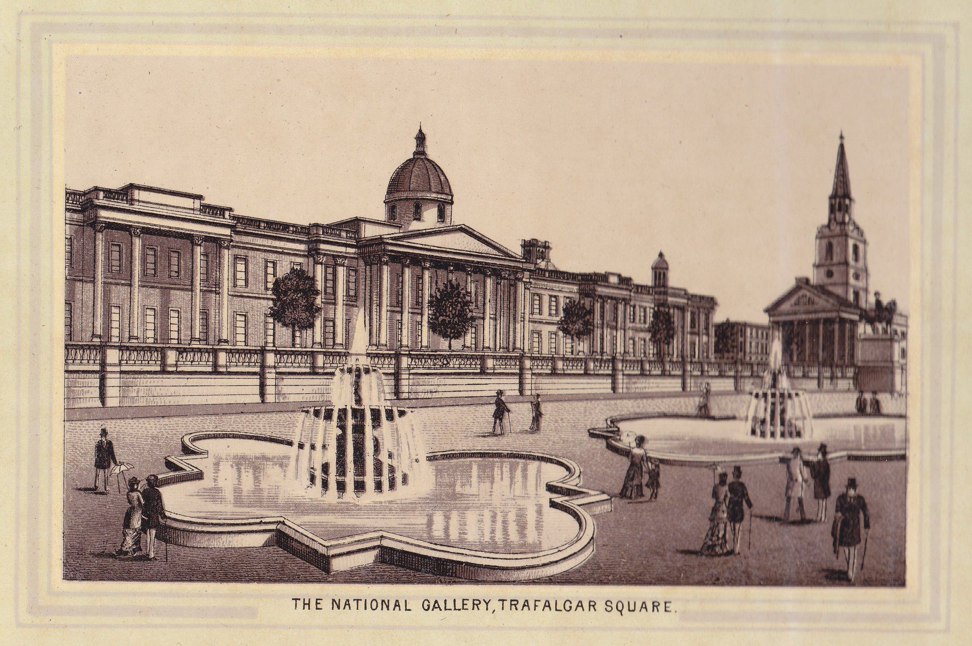 THE NATIONAL GALLERY, TRAFALGAR SQUARE.