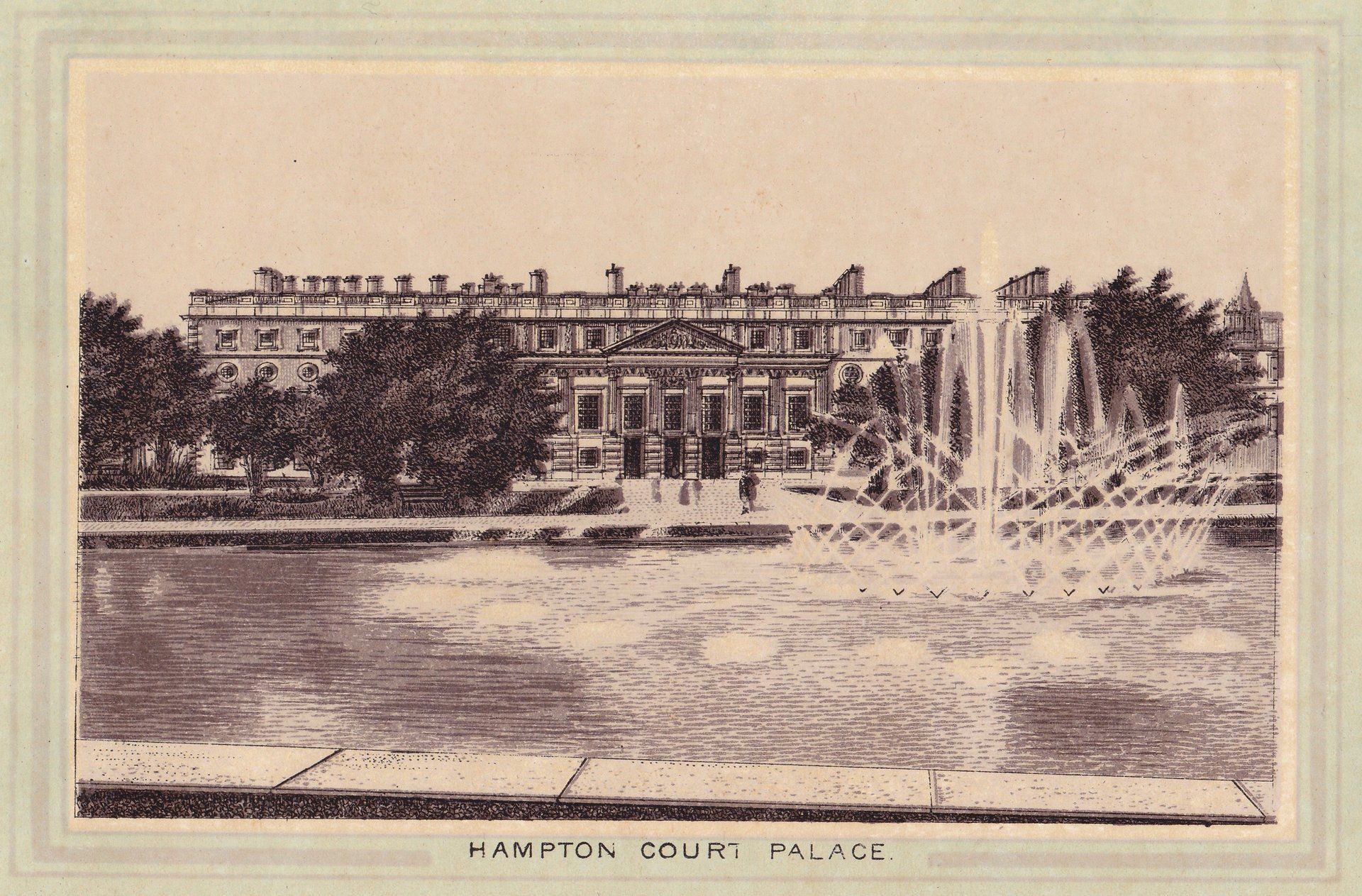 HAMPTON COURT PALACE.