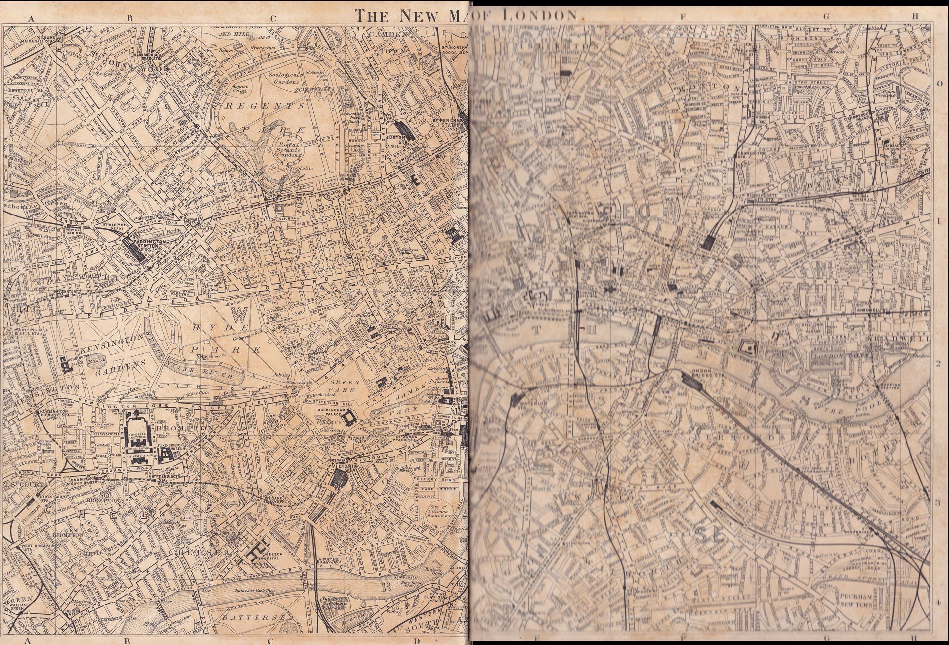 THE NEW MAP OF LONDON.