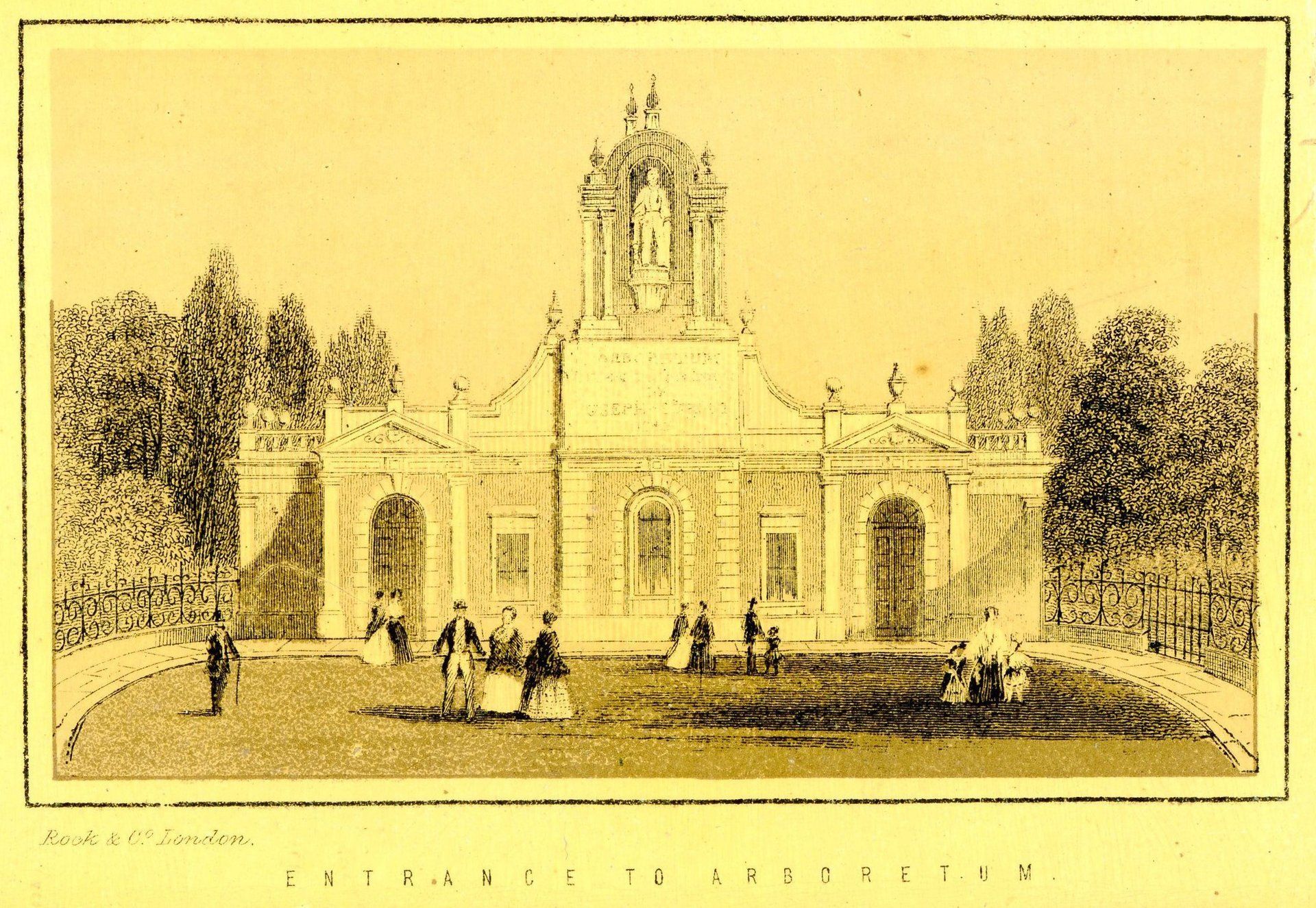 ENTRANCE TO ARBORETUM.