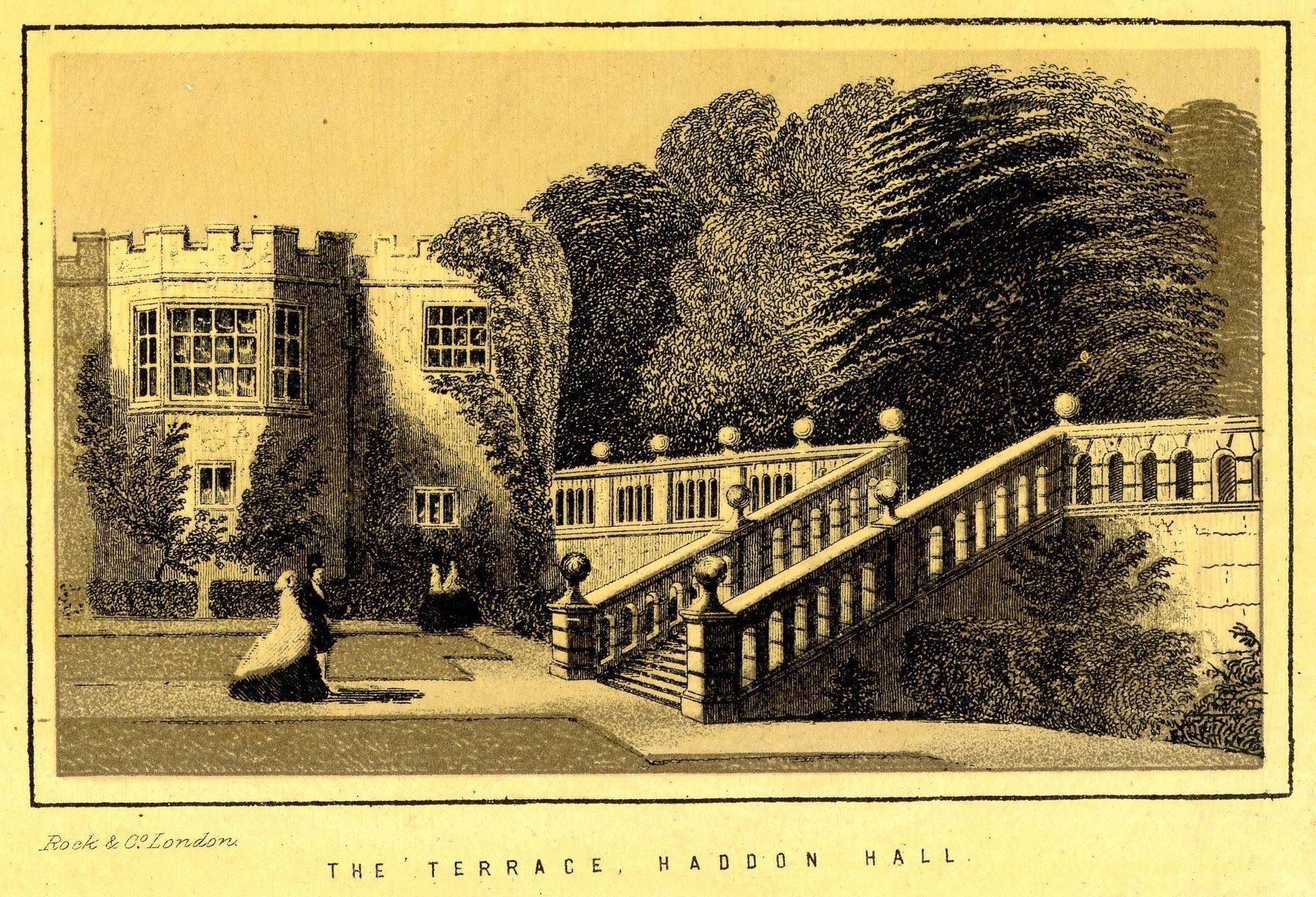 THE TERRACE, HADDON HALL.