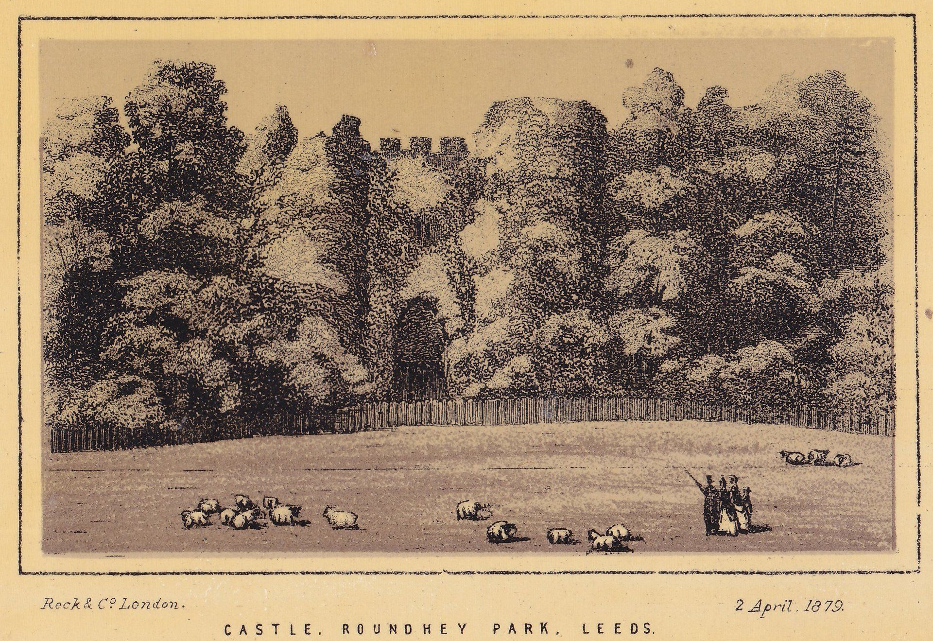CASTLE. ROUNDHEY PARK, LEEDS.