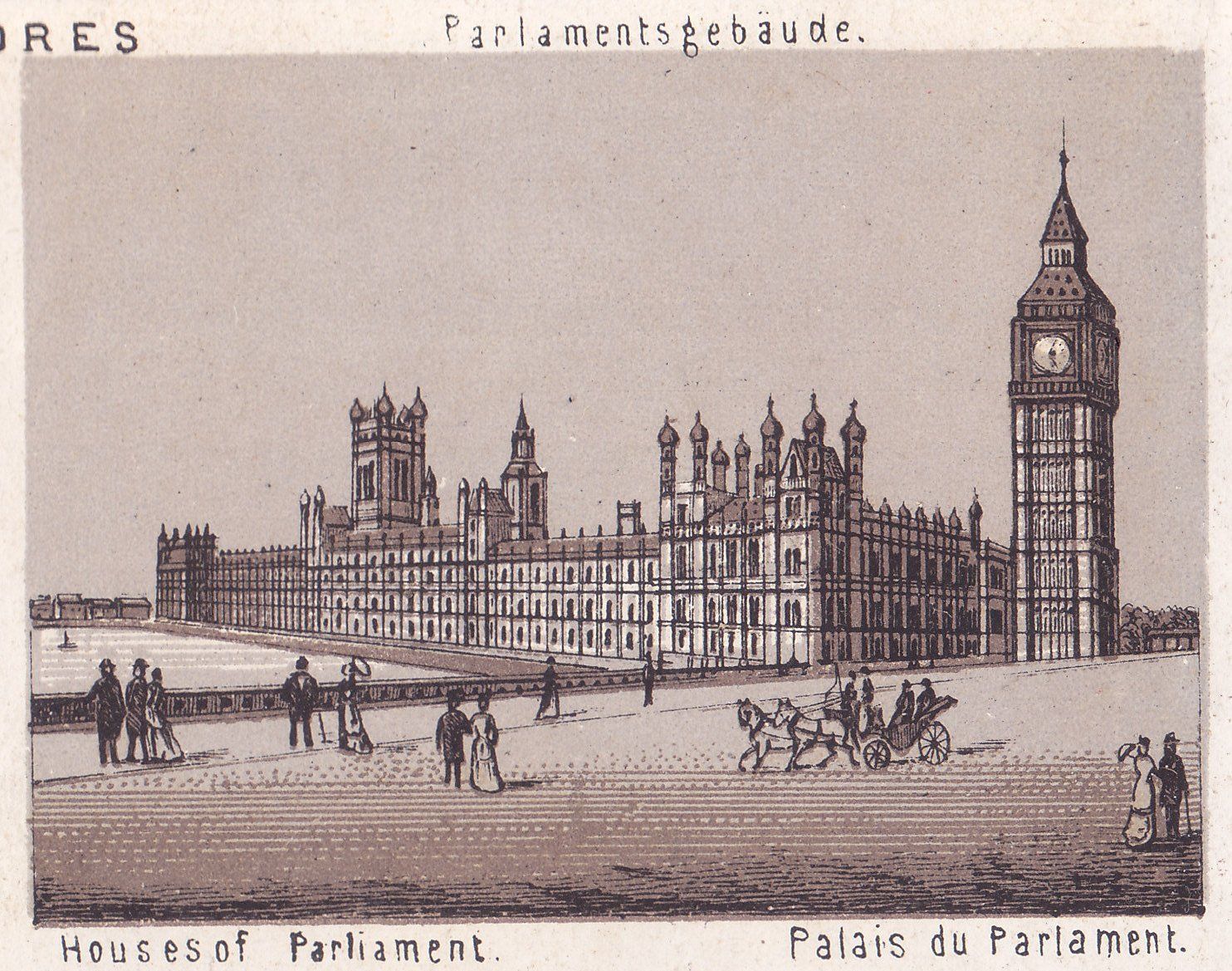 Parlamentsgebäude. House of Parliament. Palais du Parlament.