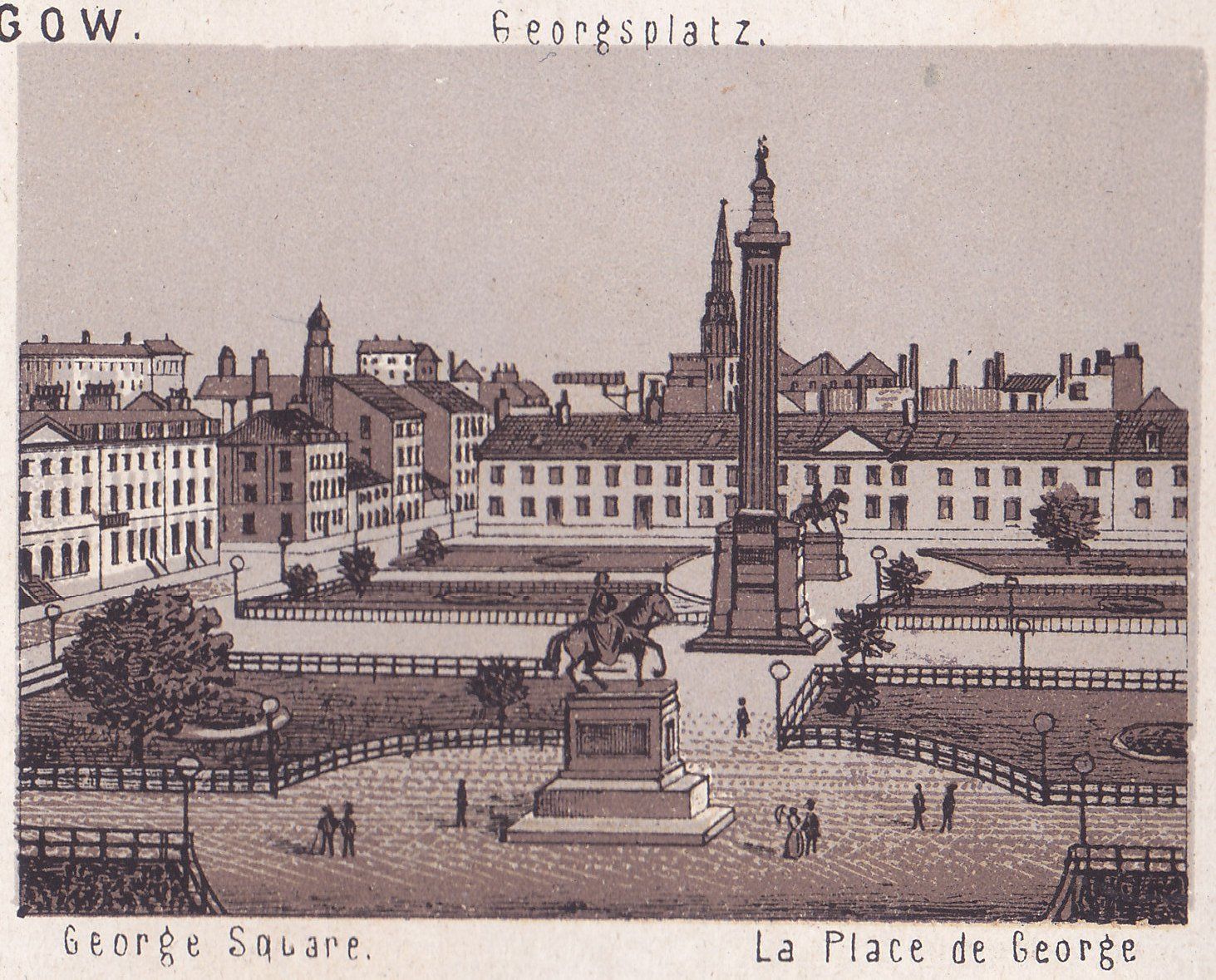 Georgsplatz. George Square. La Place de George.