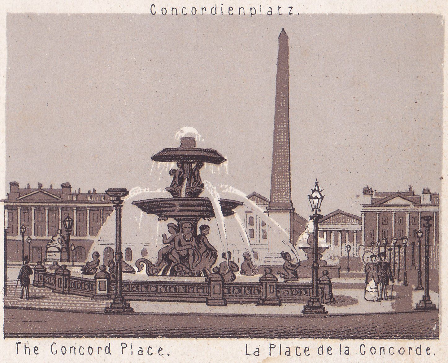 Concordienplatz. The Concord Place. La Place de la Concorde.