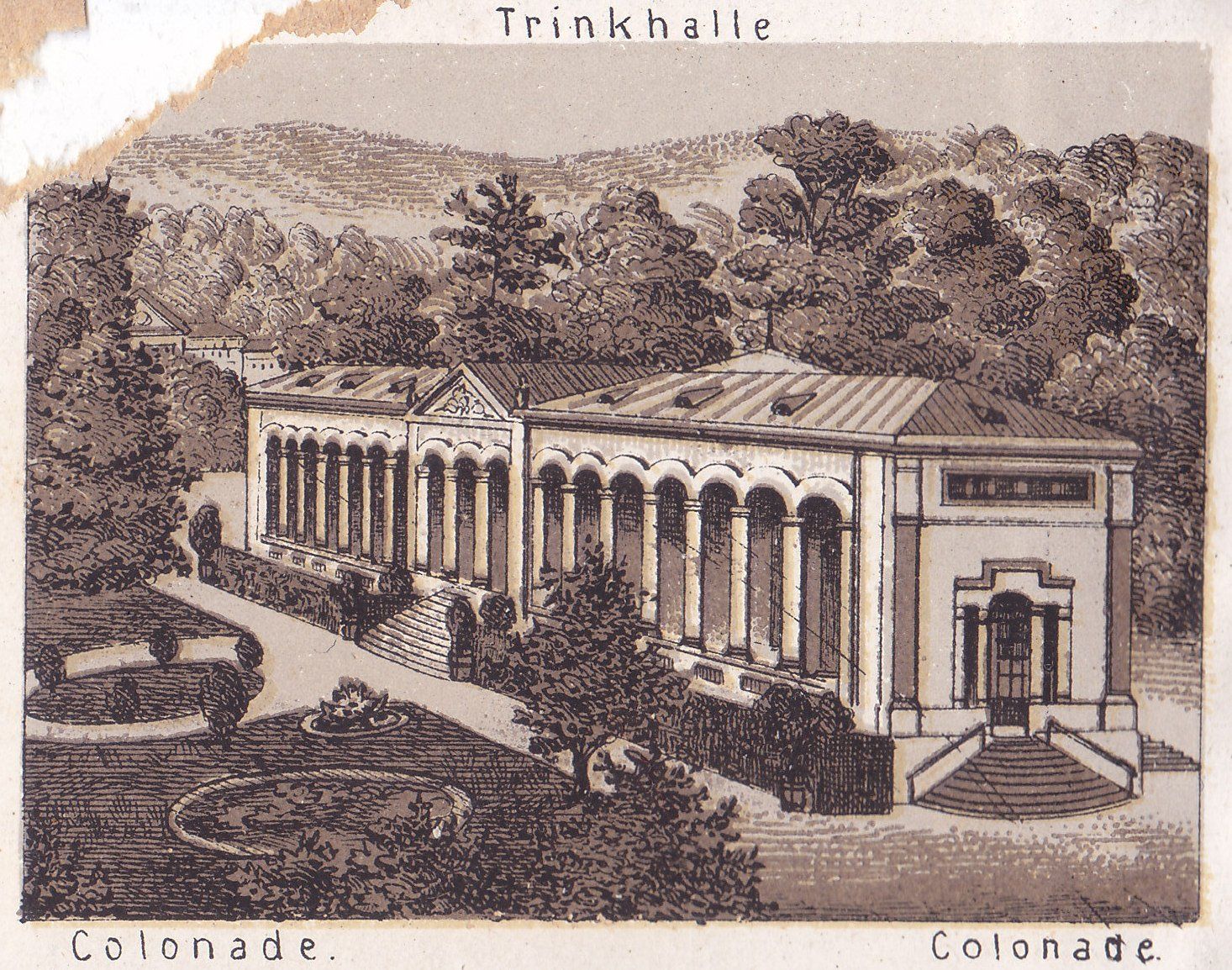 Trinkhale. Colonade. Colonade.