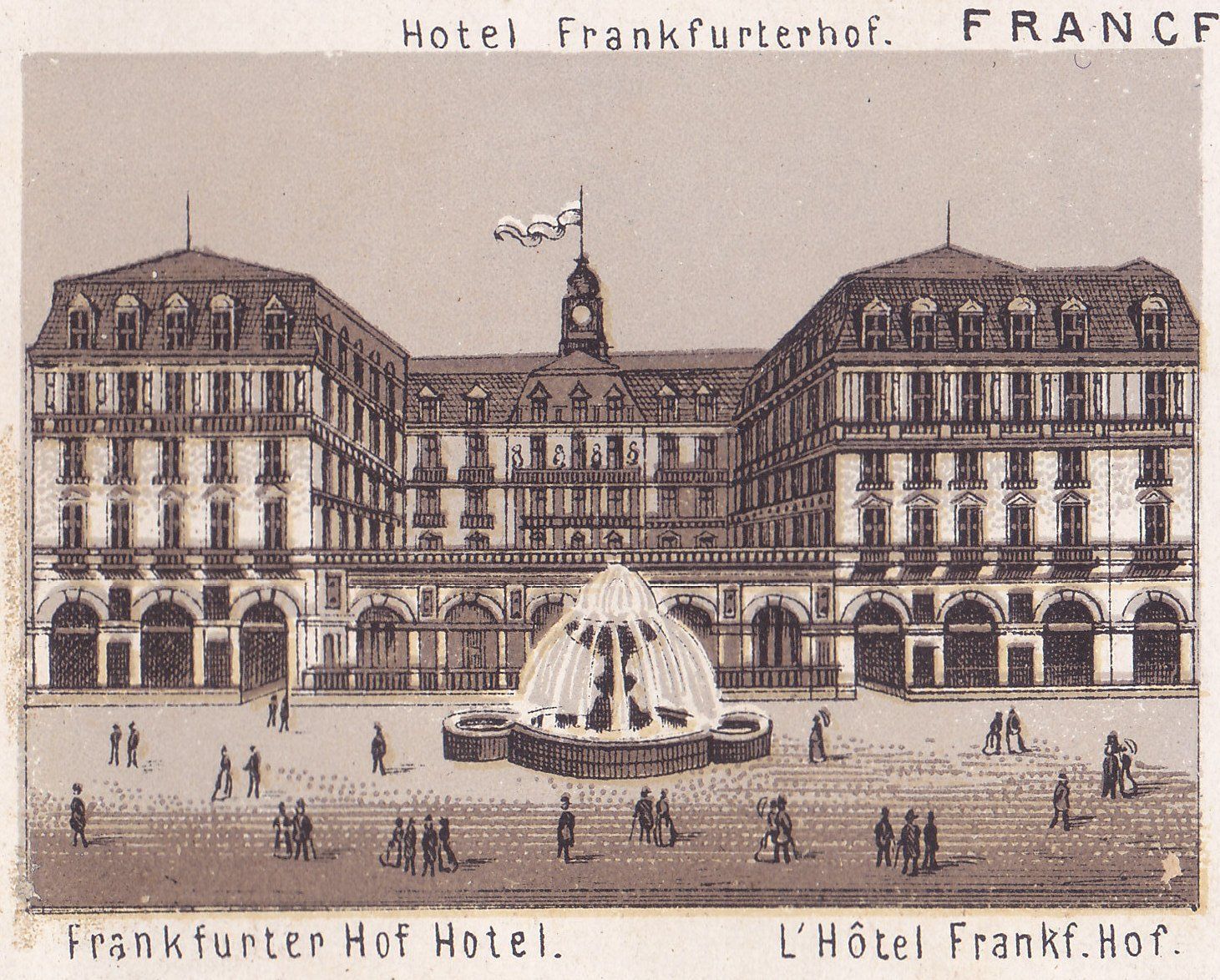 Hotel Frankfurterhof. Frankfurter Hof Hotel. L'Hôtel Frankf. Hof.