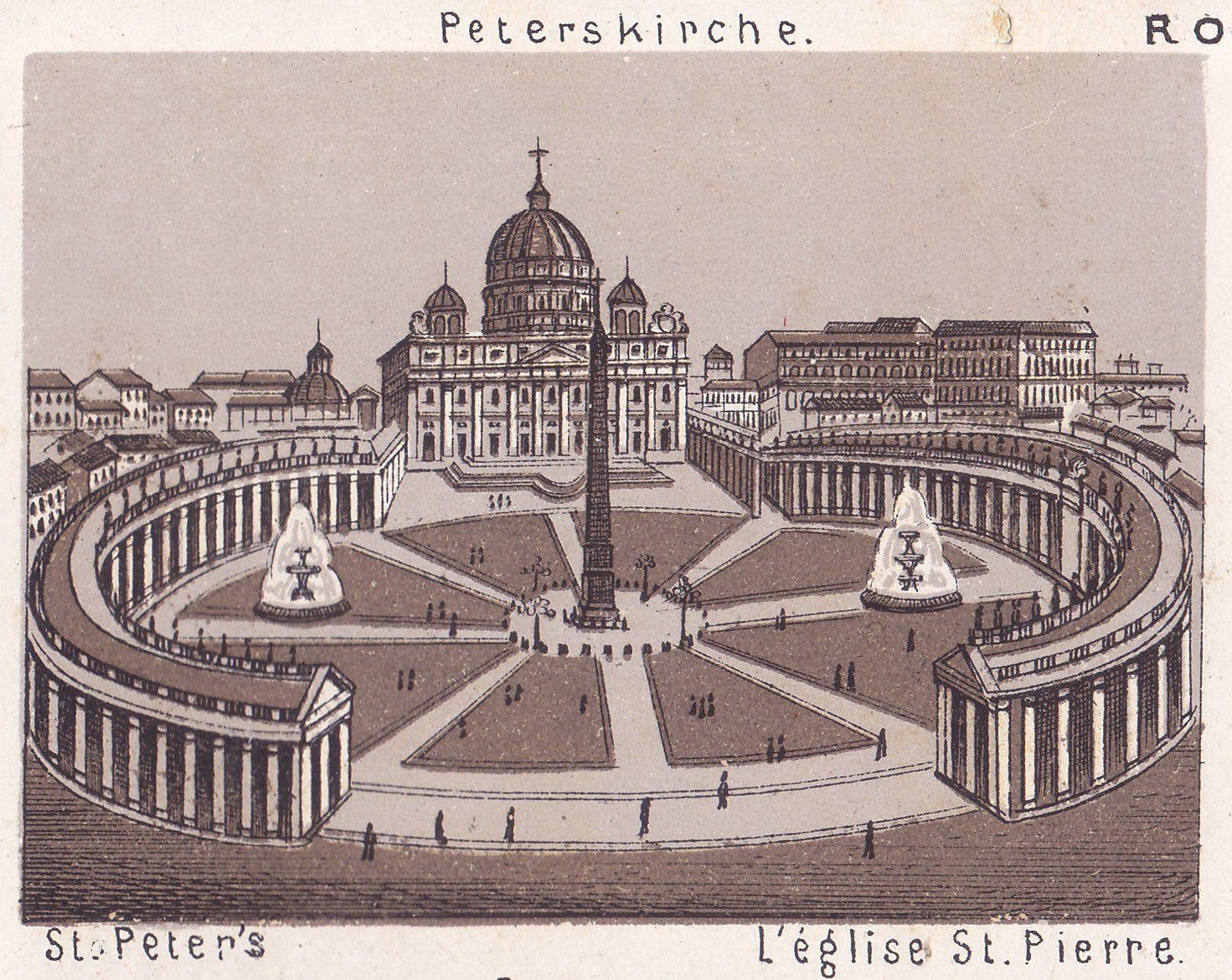 Peterskirche. St. Peter's L'église St. Pierre.